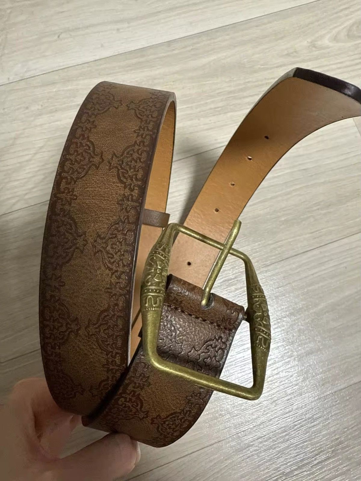 Japanese Brand × Leather Retro Y2K Belt Pu leather Size ONE SIZE - 3 Thumbnail