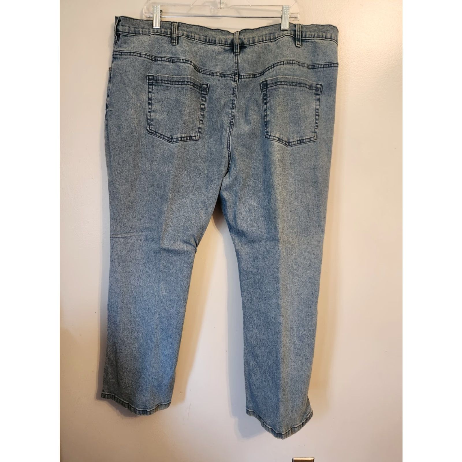 Vintage VINTAGE DG2 Diane Gilman Blue Embellished Shiny Bootcut Jeans 22W Petite Women Jeans Boots Size 40" / US 18 - 6 Thumbnail