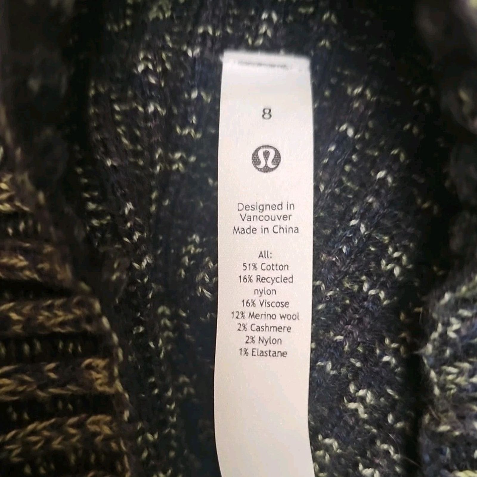 Lululemon Lululemon Sweater Cotton Cashmere Blend Mock Neck Sweater Size M / US 6-8 / IT 42-44 - 7 Thumbnail