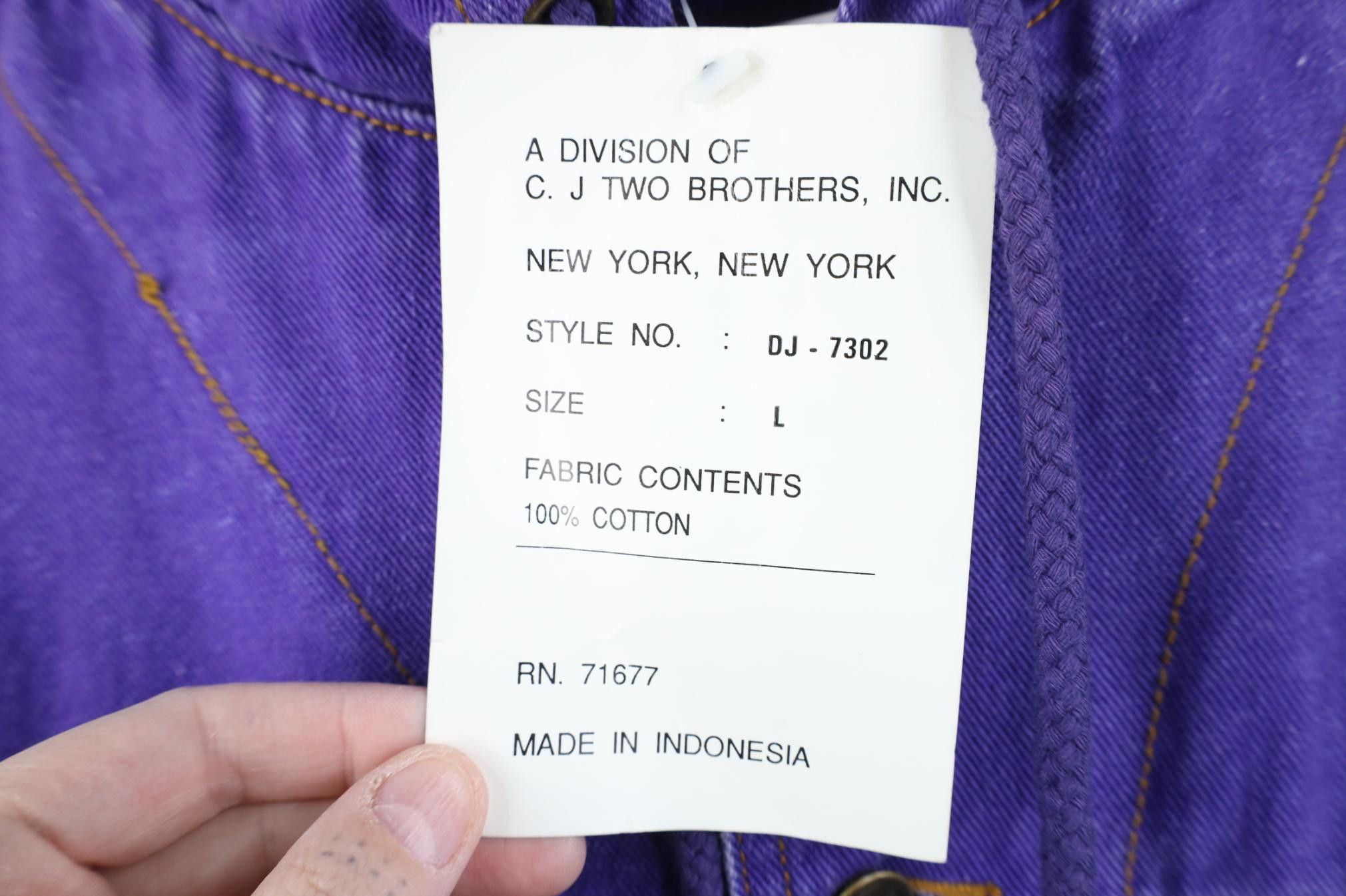 Vintage Deadstock Vintage 90s Streetwear Hooded Denim Trucker Jacket Size US L / EU 52-54 / 3 - 5 Thumbnail