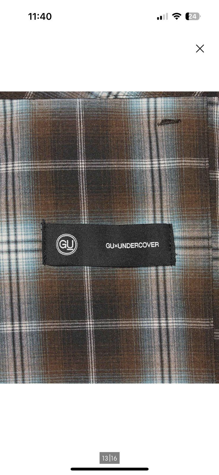 GU × Undercover × Uniqlo Zip Pocket Pants Plaid Size US 34 / EU 50 - 20 Thumbnail