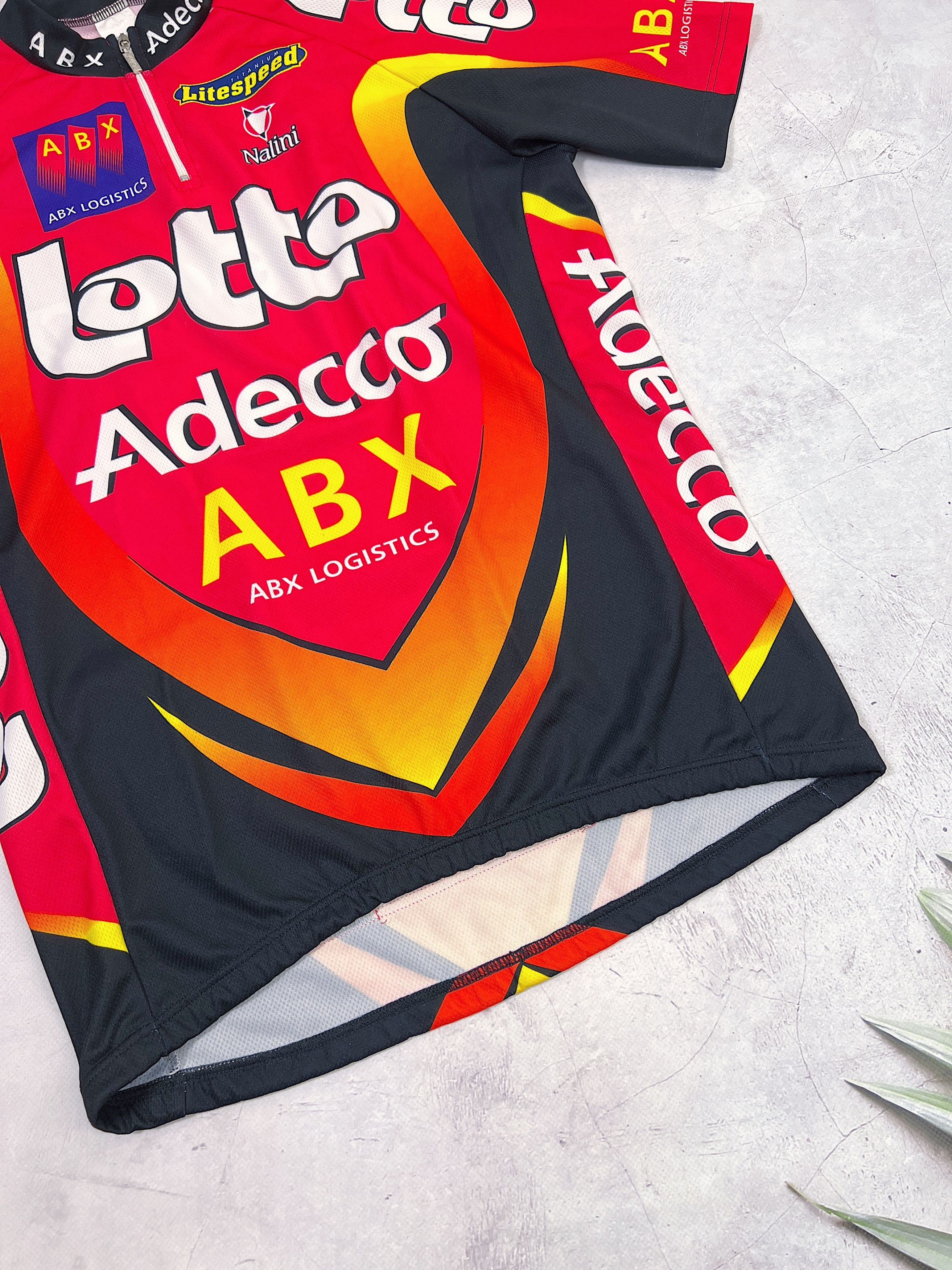 Sports Specialties × Vintage Vintage Nalini Lotto ABX Cycling Jersey Adecco Size US M / EU 48-50 / 2 - 9 Thumbnail