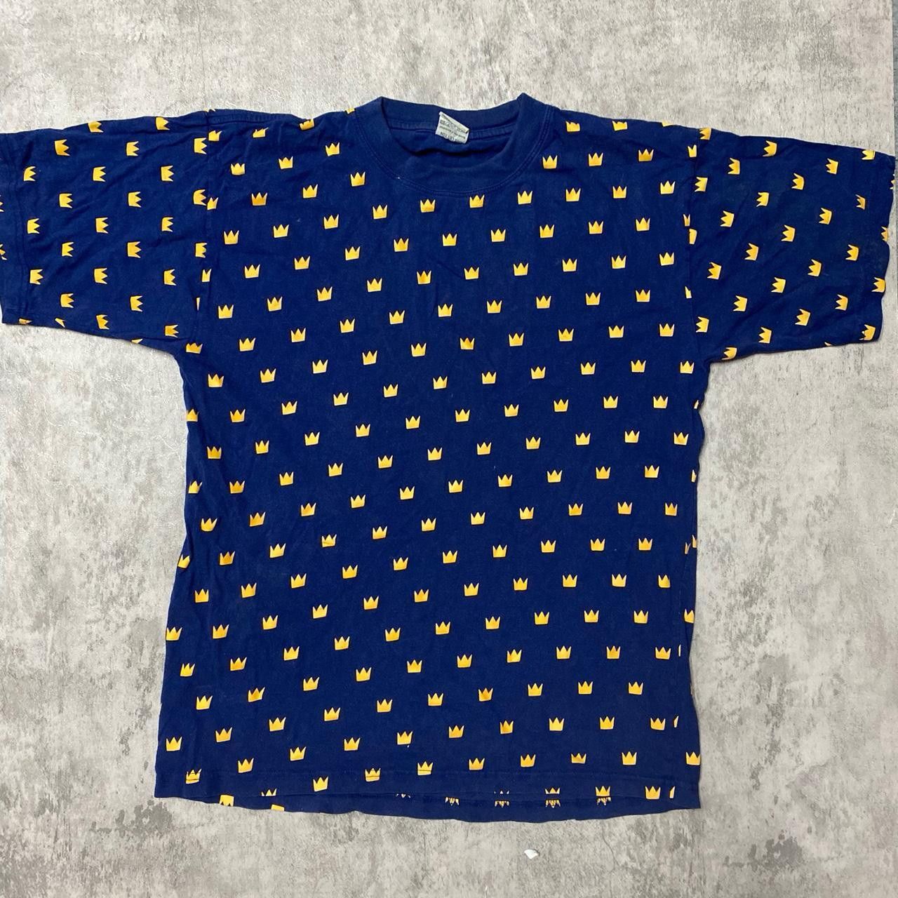Other Navy and yellow vintage 90s streetwear tee Size US L / EU 52-54 / 3 - 1 Thumbnail