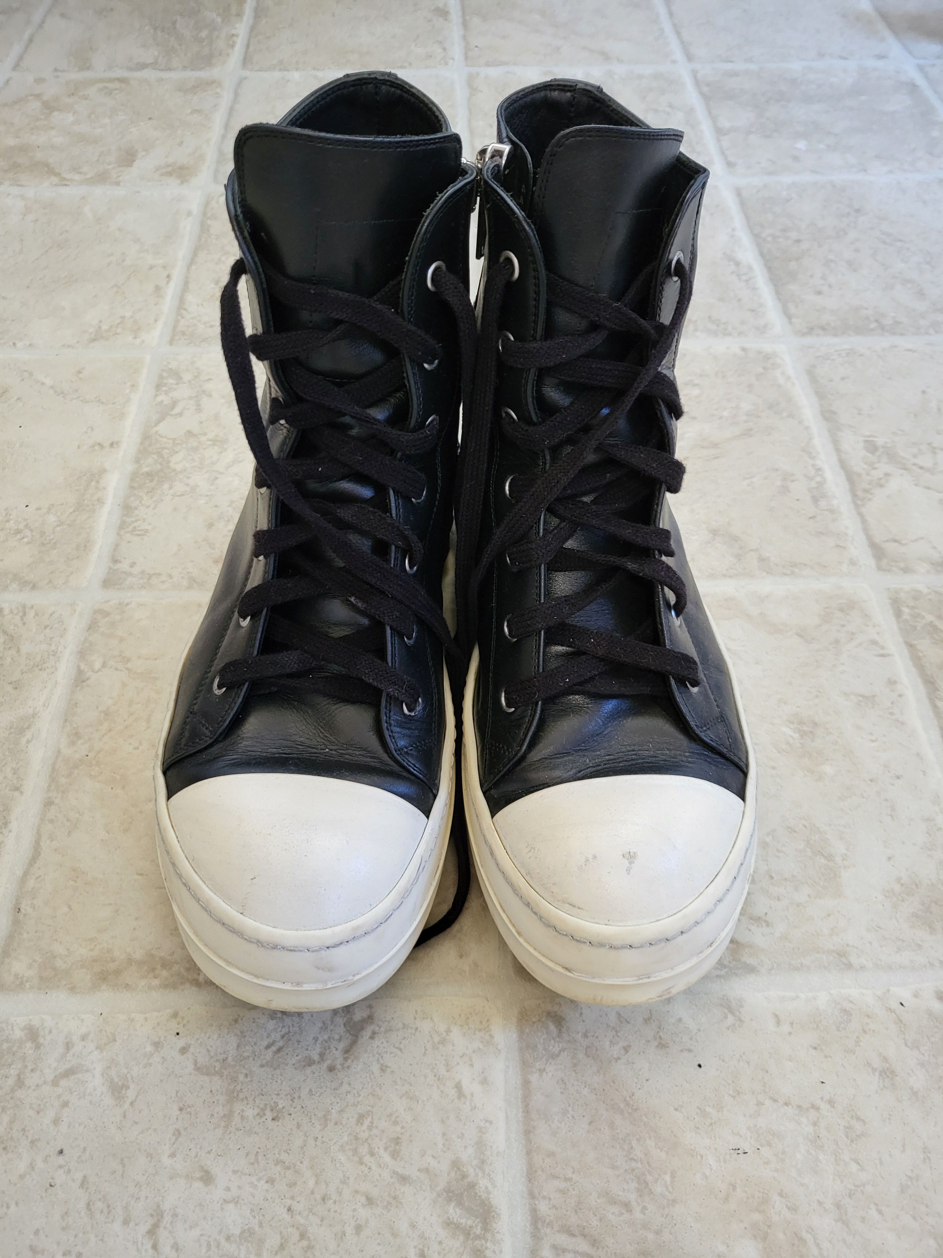 Rick Owens Rick Owens Mainline Hi-Top Ramones Size US 9 / EU 42 - 3 Thumbnail