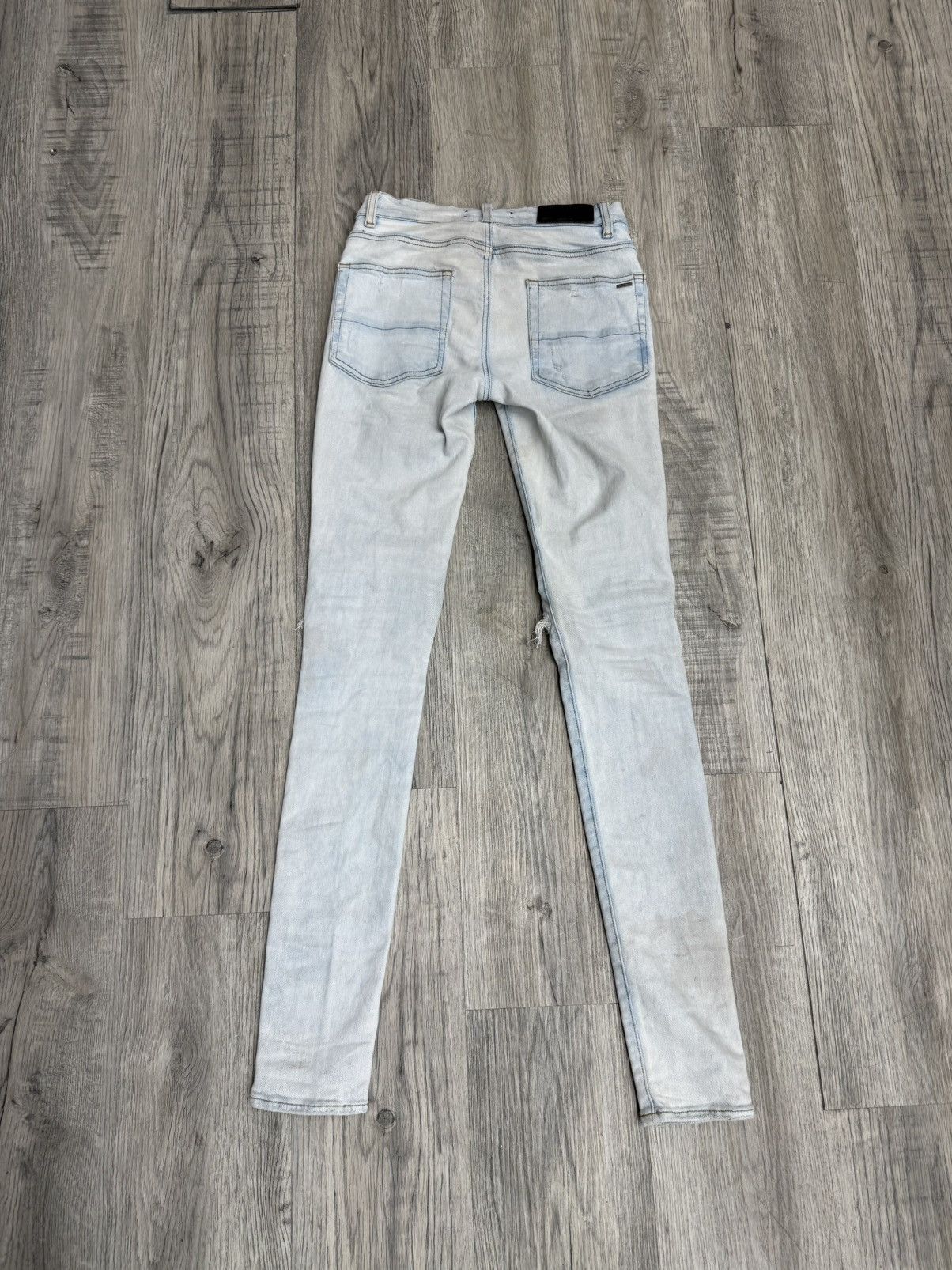 Amiri Amiri MX1 - Beige/Tan (Light Indigo Wash) Size US 28 / EU 44 - 3 Thumbnail