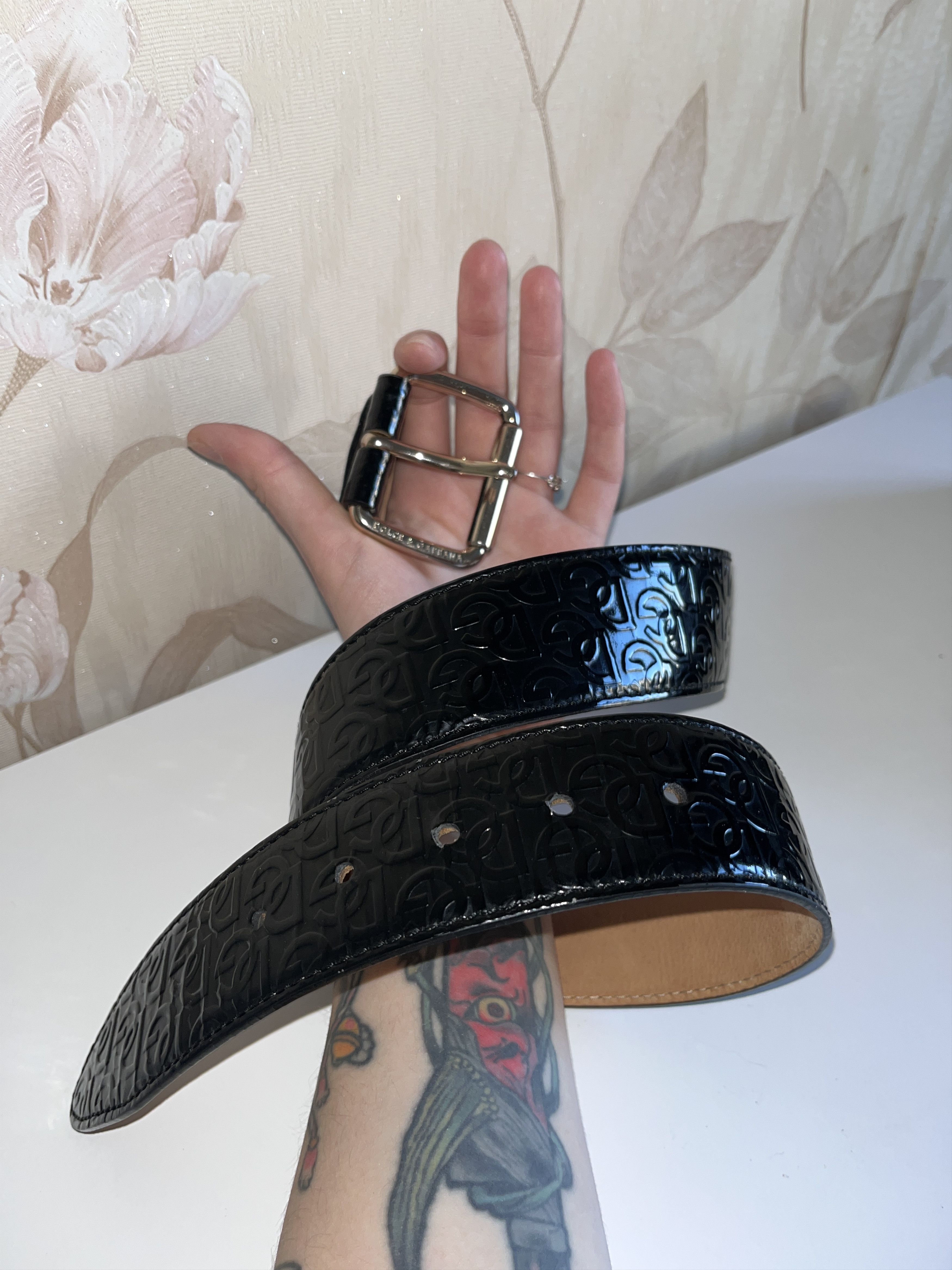 Dolce & Gabbana Vintage Dolce Gabbana Metal Big Logo DG Monogram Belt Y2K Size ONE SIZE - 8 Thumbnail