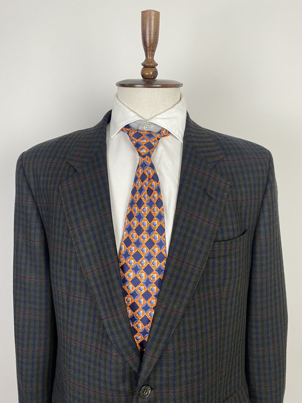 DAKS × Vintage Men’s Vintage DAKS Wool Two Piece Blazer size 44 Size 44R - 2 Thumbnail