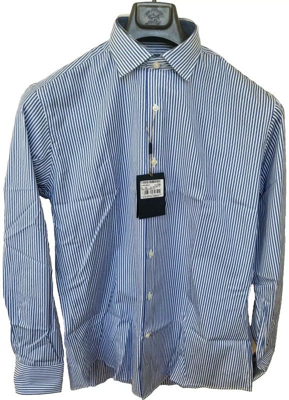 Paul & Shark RRP330€ PAUL&SHARK sz L SHIRTS STRIPED LONG SLEEVES NEW Size US L / EU 52-54 / 3 - 1 Thumbnail