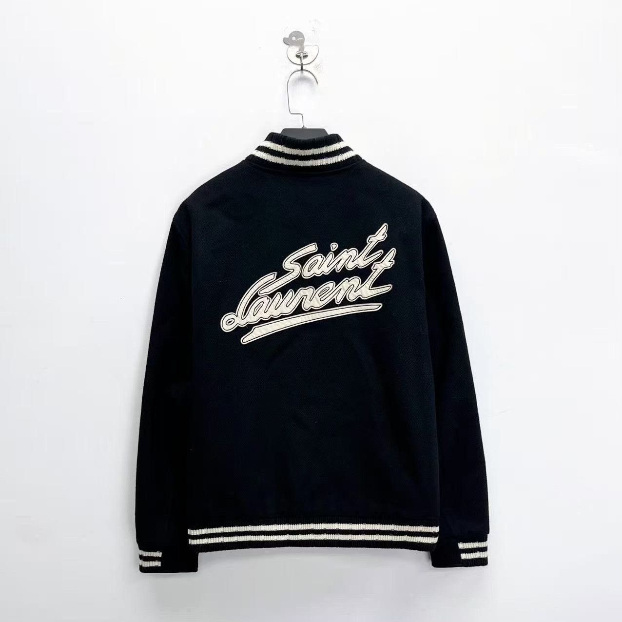 Saint Laurent Paris Saint Laurent Wool Baseball Jacket Size US L / EU 52-54 / 3 - 1 Thumbnail