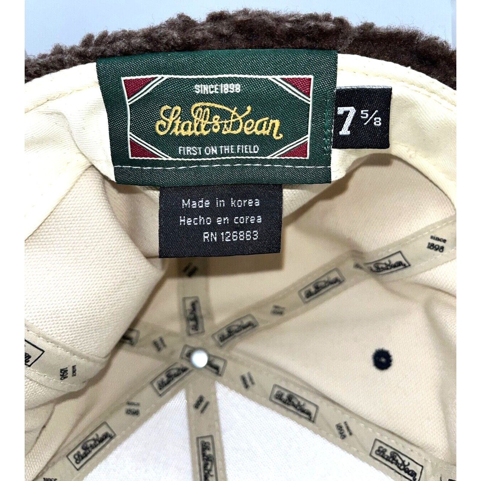 Stall and Dean Stall & Dean Aviator Bomber Ear Flap Hat Sz 7 5/8 Winter Cap Size ONE SIZE - 7 Thumbnail