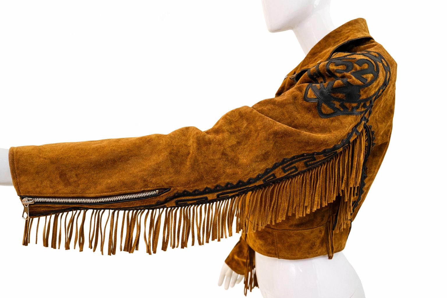 Jean Paul Gaultier Jean Paul Gaultier Ghezzi Fringe Leather Western Jacket Size M / US 6-8 / IT 42-44 - 1 Thumbnail