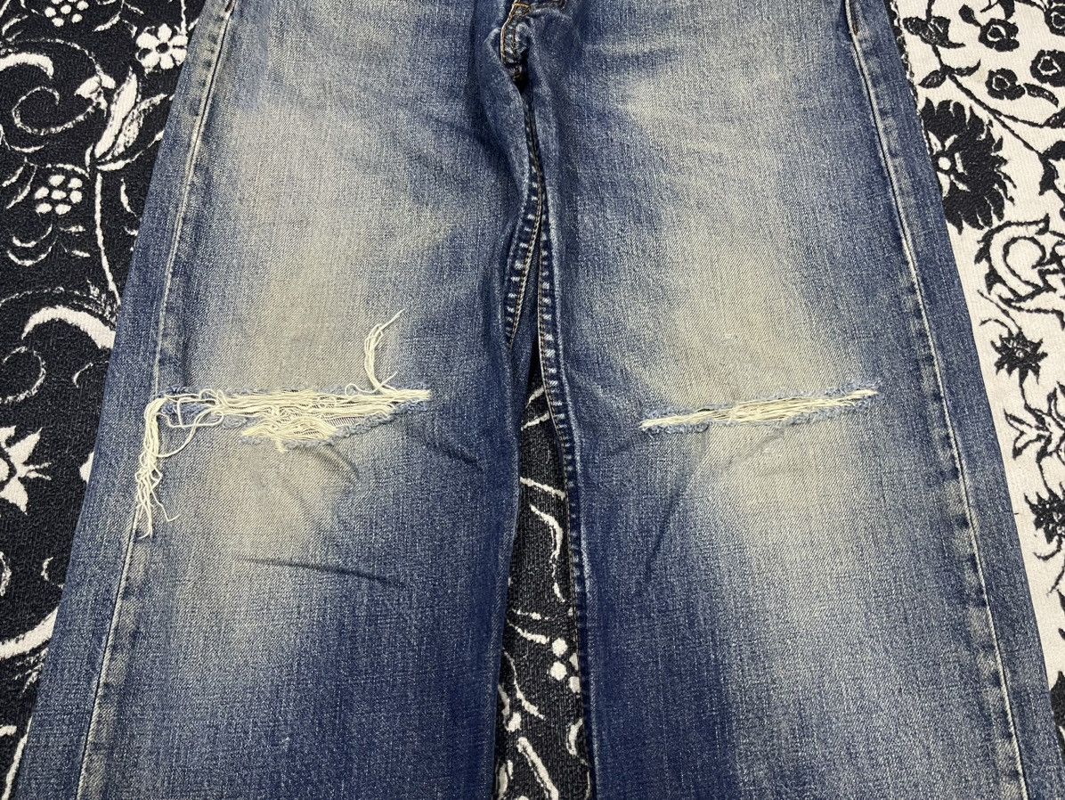 Levi's Vintage Clothing 90s LEVIS 503 J22 DISTRESSED DENIM FADED DESIGN Size US 28 / EU 44 - 5 Thumbnail
