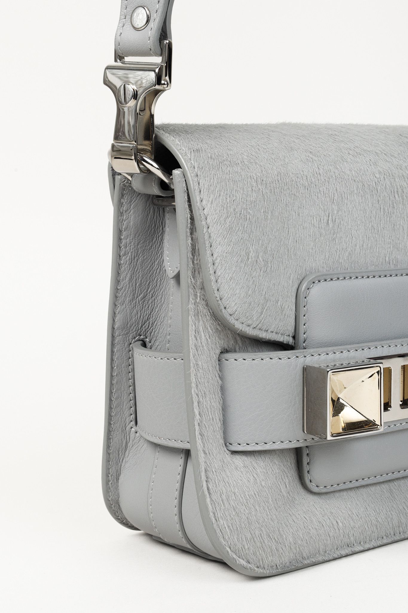 Proenza Schouler Proenza Schouler Icy Pearl Calf Hair PS11 Mini Shoulder Bag Size ONE SIZE - 10 Thumbnail