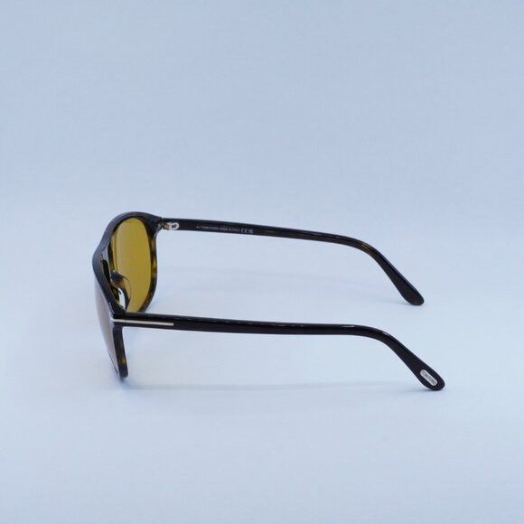 Tom Ford Tom Ford FT1027 52E Prescott Sunglasses Havana Square Frame Size ONE SIZE - 9 Thumbnail