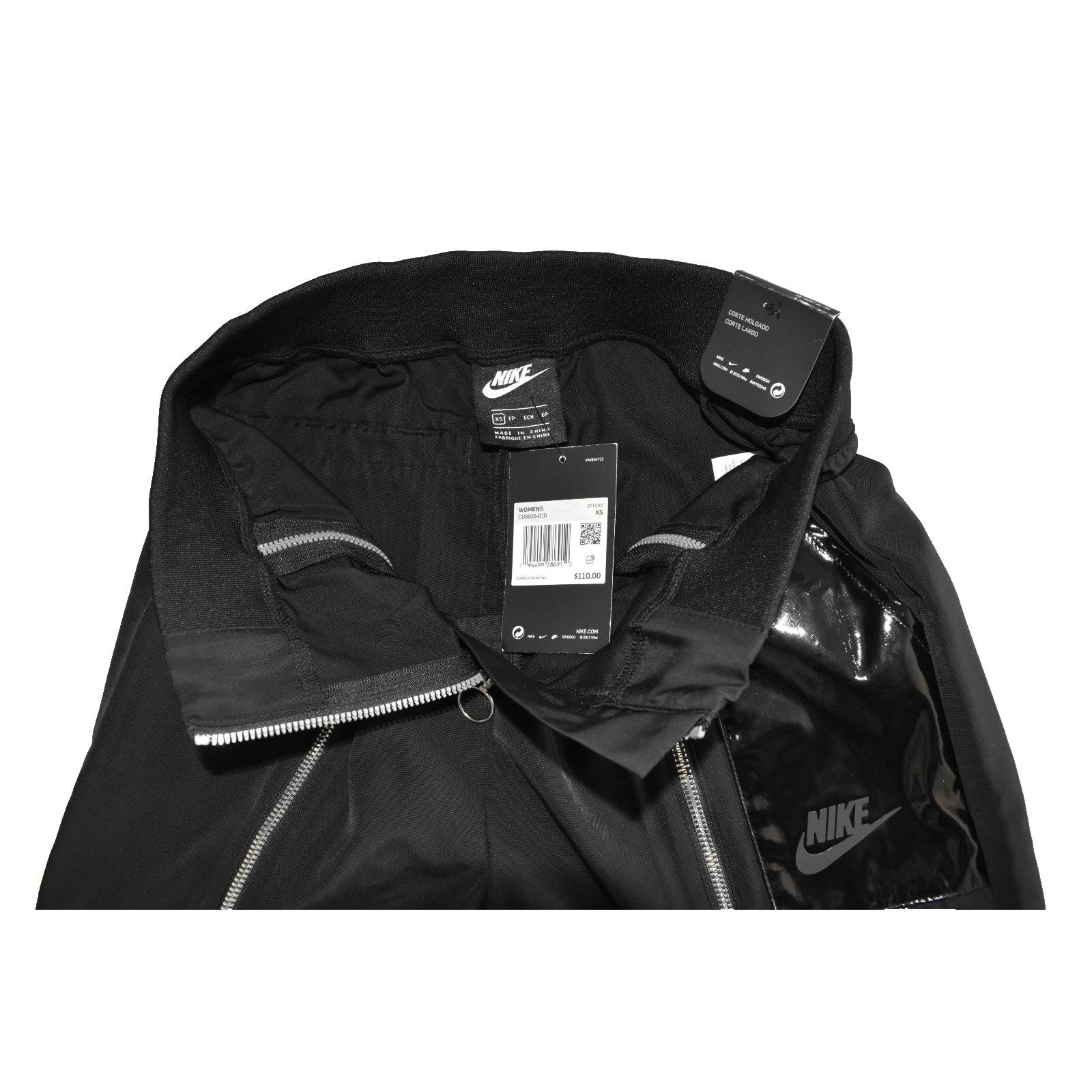 Nike NIKE Black Icon Clash Woven Loose Fit Pants Size XS $110 Size 25" / US 0 / IT 36 - 4 Thumbnail