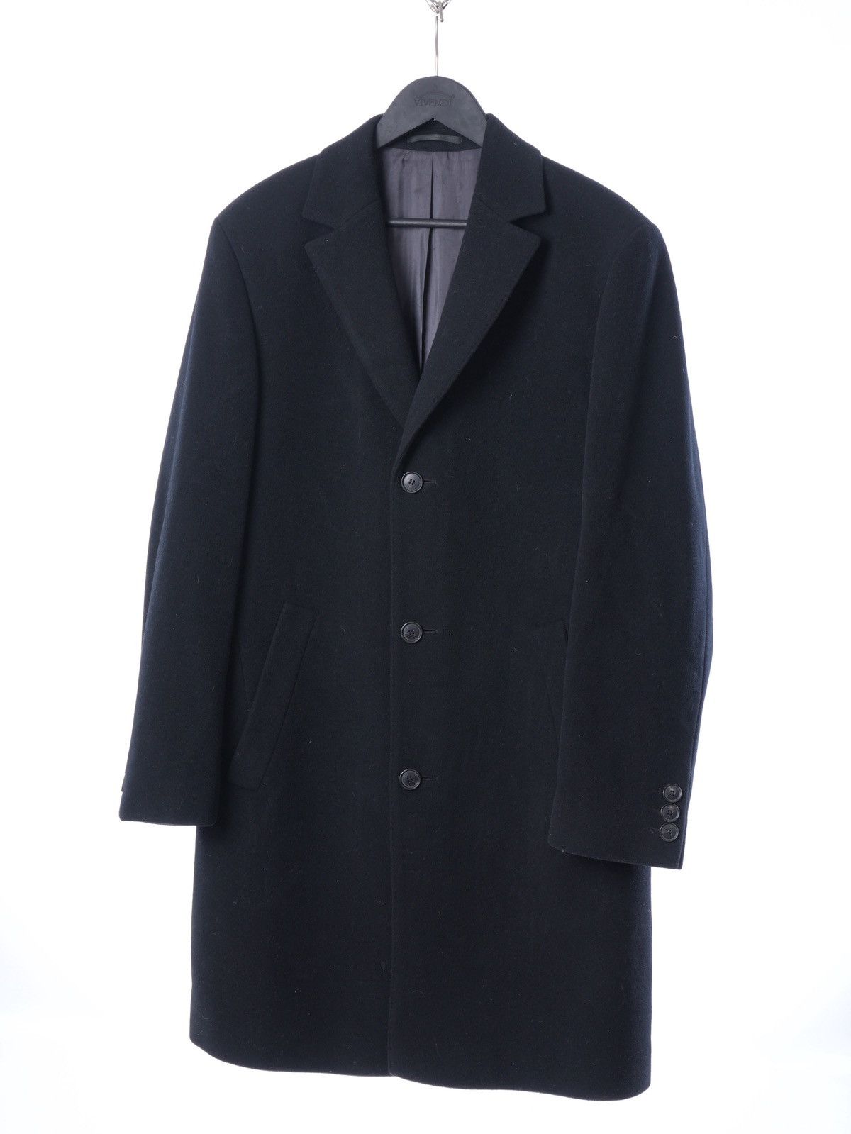 Hugo Boss Hugo Boss Mens Cashmere-Wool Long Coat Jacket sz 50 Size US M / EU 48-50 / 2 - 1 Thumbnail