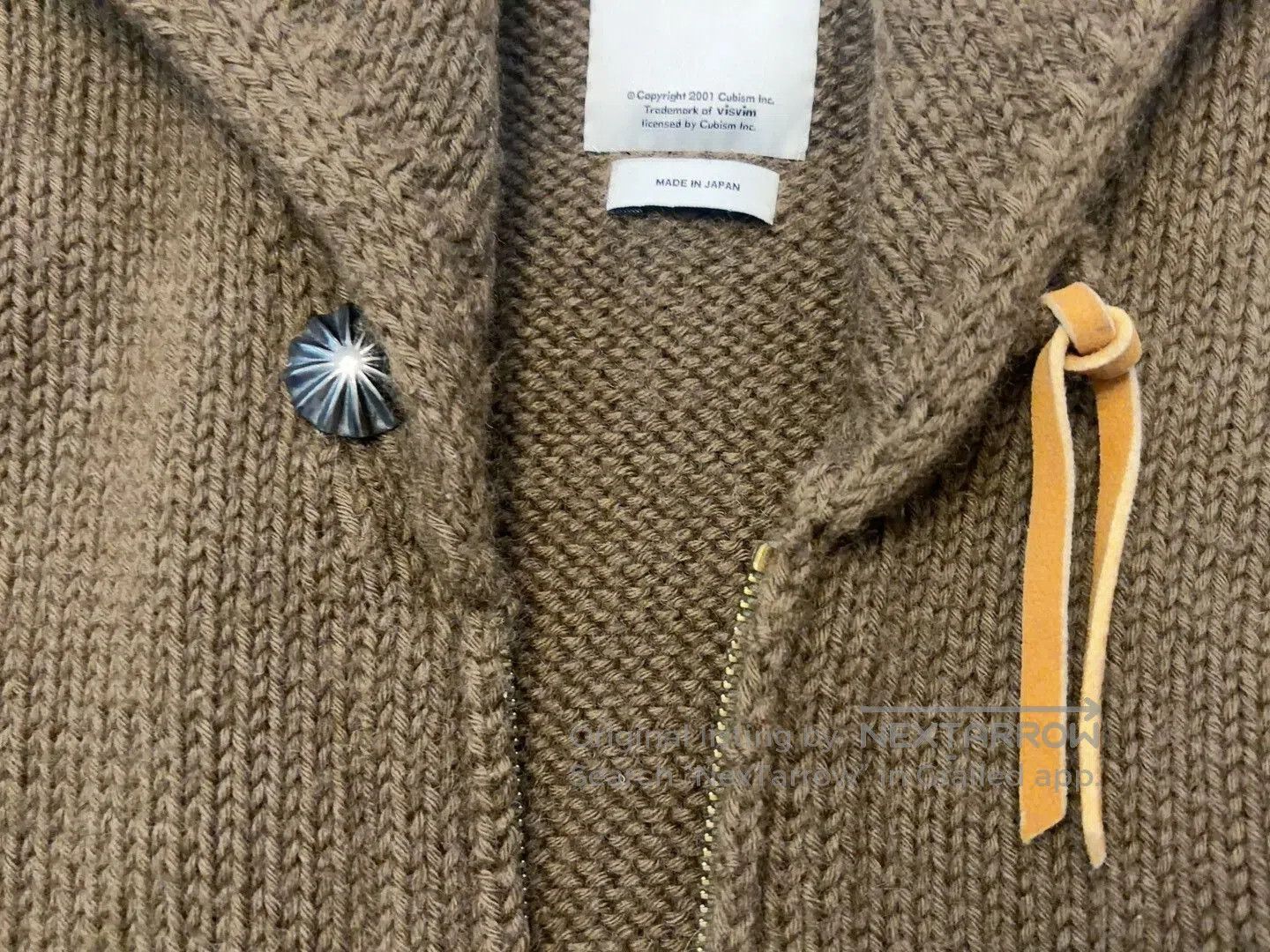 Visvim visvim Sturgis Zip Sweater in Brown. Size US L / EU 52-54 / 3 - 1 Thumbnail