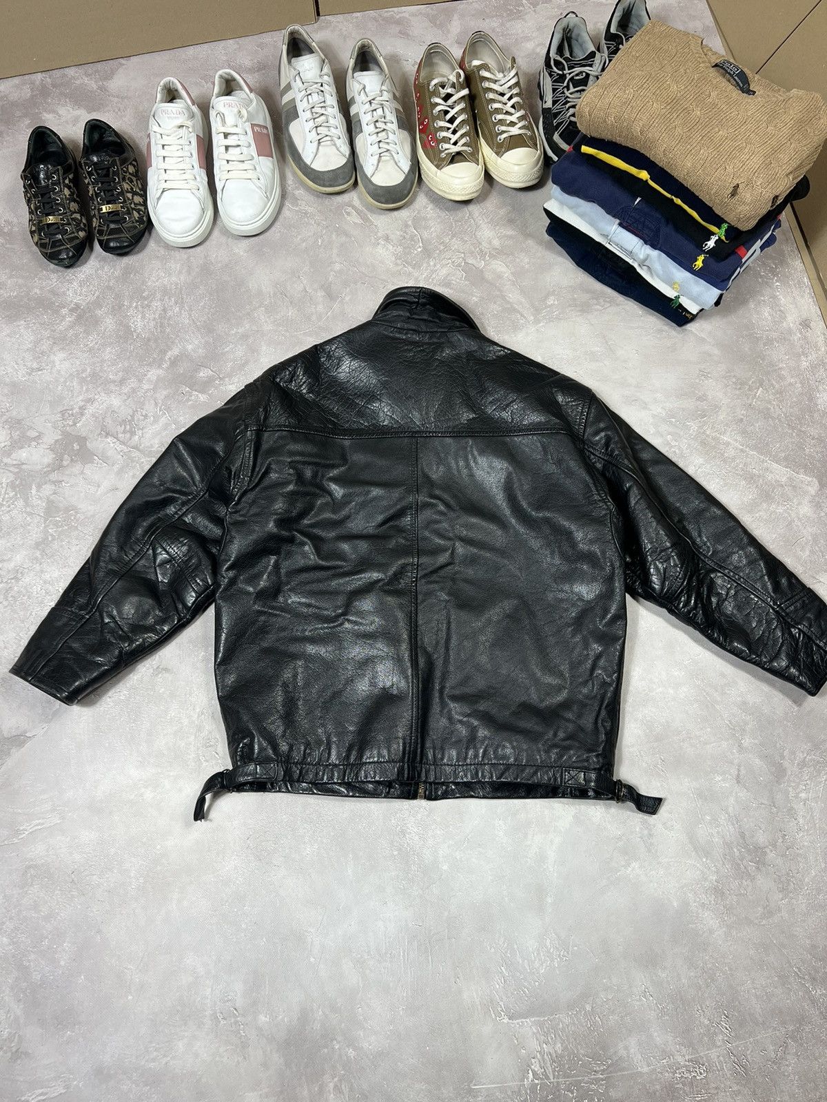 Vintage Vintage Y2k Leather Jacket Size US S / EU 44-46 / 1 - 12 Thumbnail