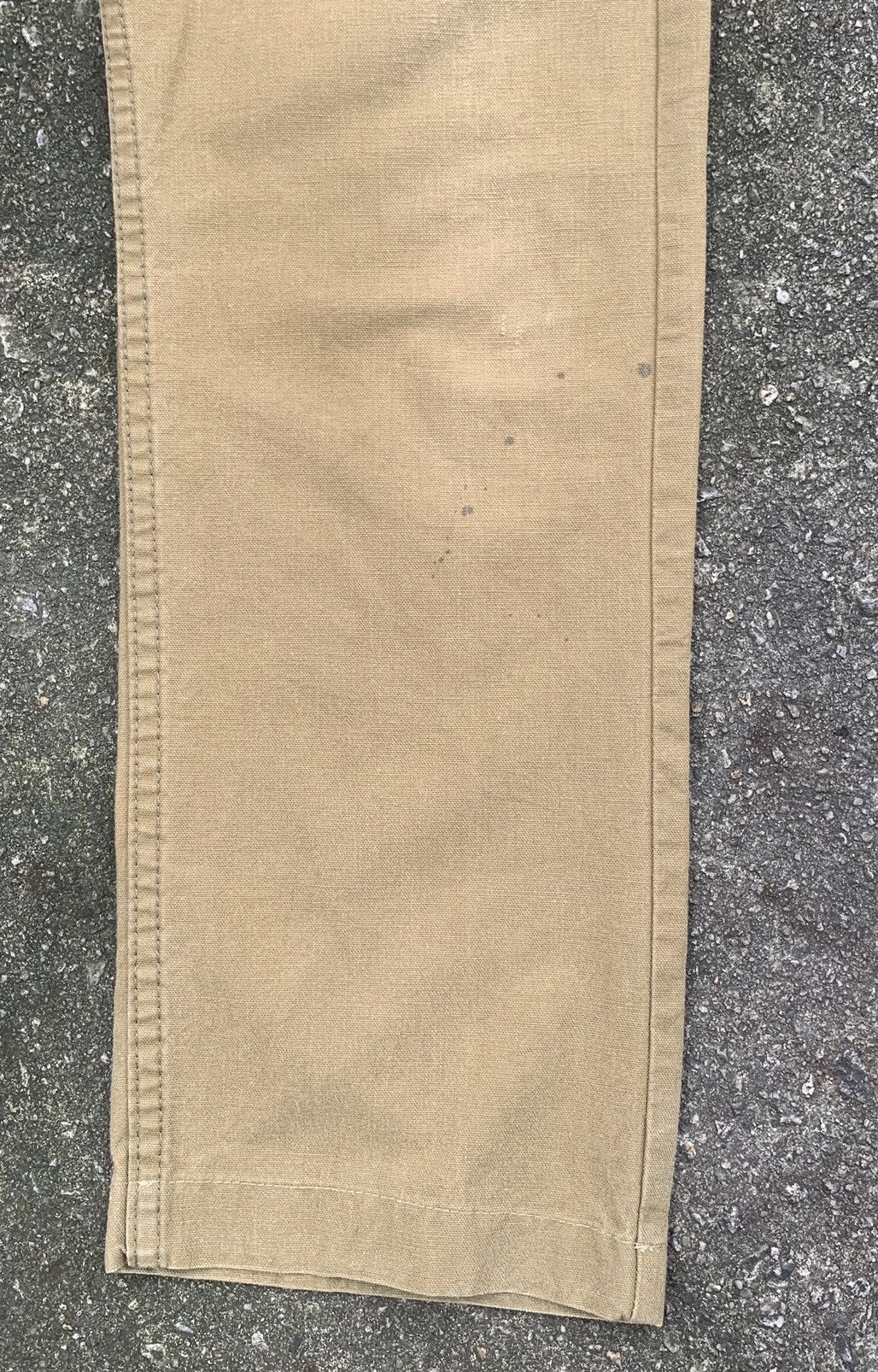 Chimala 🔥Distressed Chimala Fatigue Baker Buckle Back CANVAS Pants Size US 28 / EU 44 - 12 Thumbnail