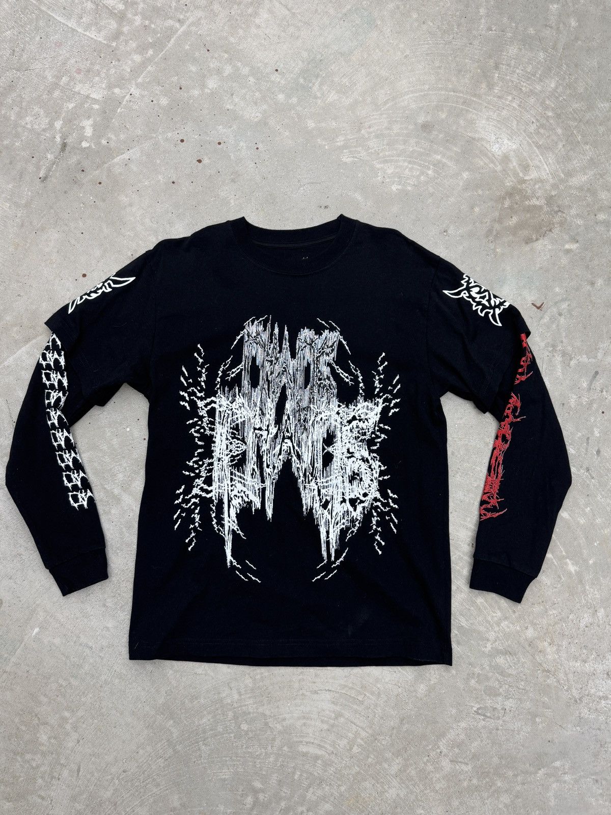 Ken Carson Ken Carson A Great Chaos Tour Merch LongSleeve Size US S / EU 44-46 / 1 - 1 Thumbnail