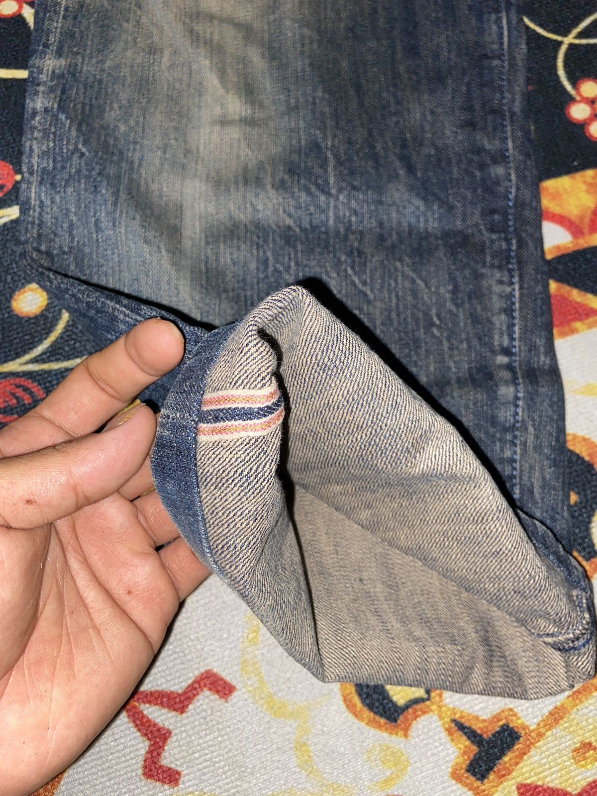 Evisu × Japanese Brand EVISU YAMANE BIG LOGO SPELL OUT DENIM Size US 36 / EU 52 - 6 Thumbnail