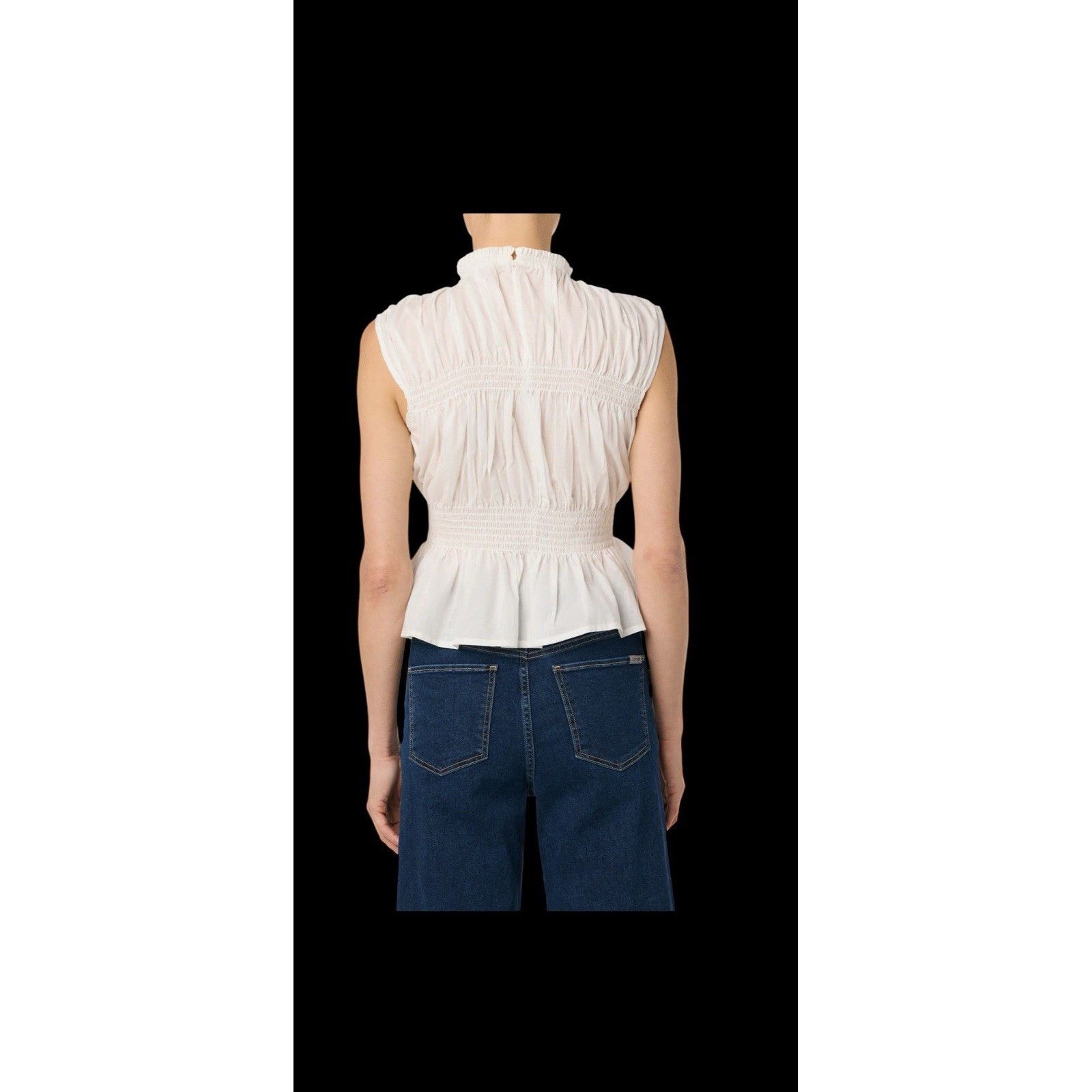 Other NWT JOE’s COTTON PLEPLUM SLEEVELESS TOP Size M / US 6-8 / IT 42-44 - 2 Thumbnail