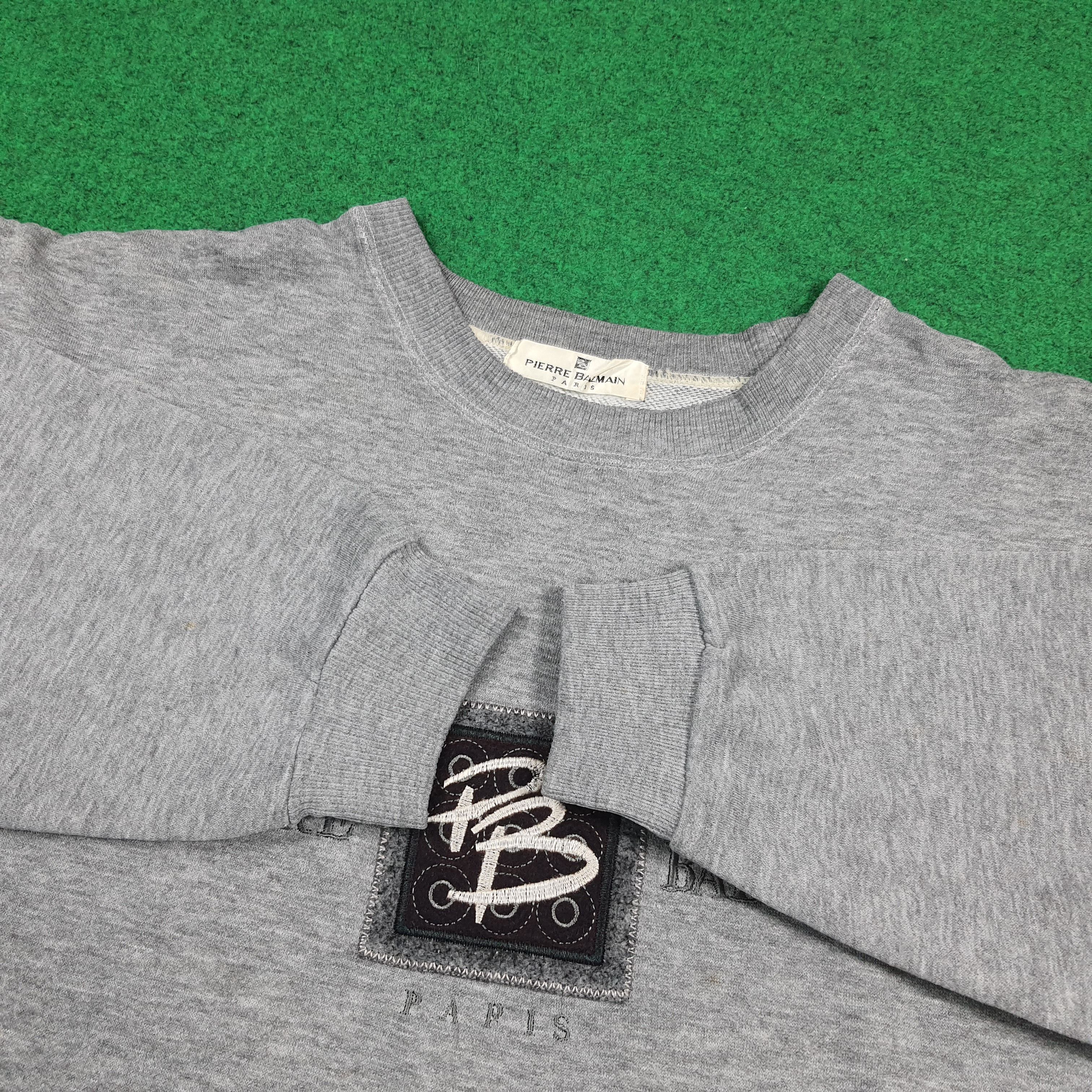 Pierre Balmain Vintage Pierre Balmain Paris Embroidery Sweatshirt C291N31 Size US L / EU 52-54 / 3 - 5 Thumbnail