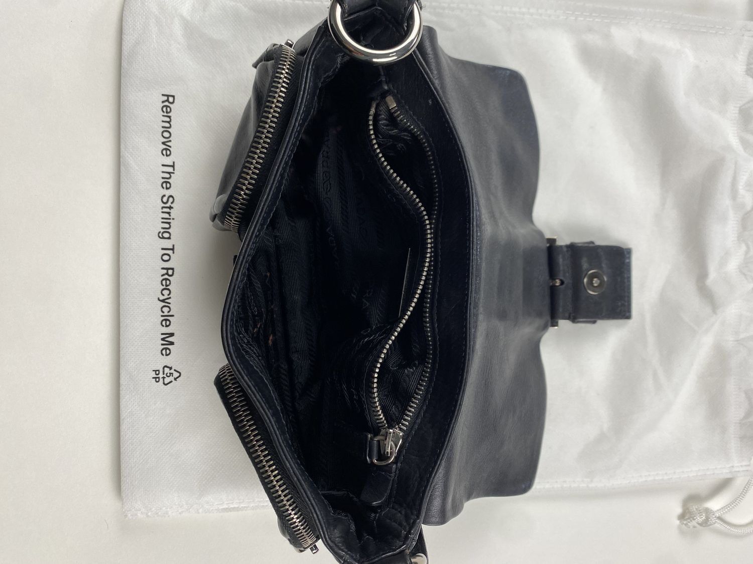 Prada Prada Pocket leather mini bag Size ONE SIZE - 12 Thumbnail