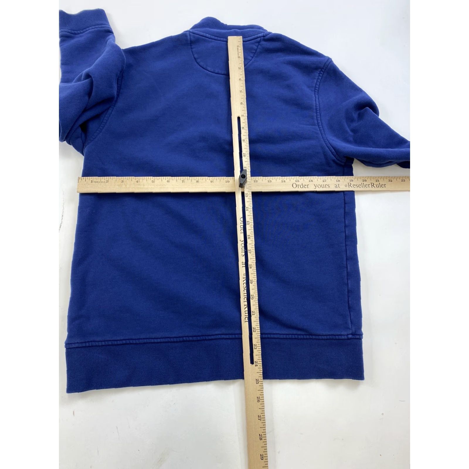 Brooks Brothers VINTAGE Brooks Brothers 1/4 Zip Sweatshirt Mens Small Blue Pullover Mock Neck Cotton Size US S / EU 44-46 / 1 - 6 Thumbnail