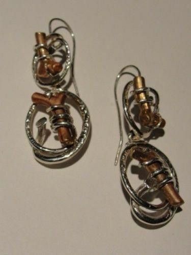 Designer Sterling & Victorian Inspired Branch Chandelier Earrings Size ONE SIZE - 1 Thumbnail