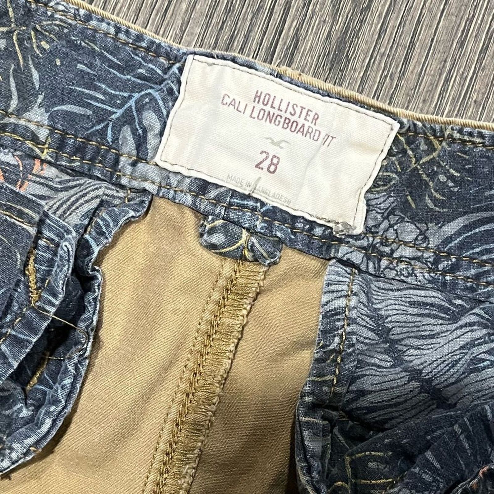 Hollister Hollister Shorts Cali Longboard Fit Summer Khaki Tan Size 28 Size US 28 / EU 44 - 5 Thumbnail