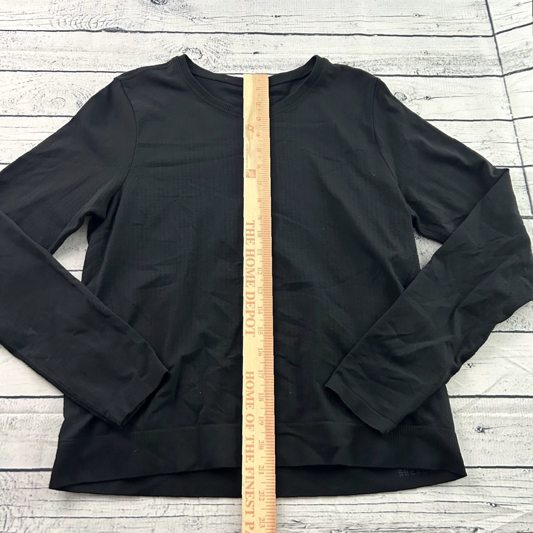 Athleta Athleta Speedlight Seamless Long Sleeve Top Women's L Black Shirt Womens Athletic Long Sleeve T-Shirt Black Size L / US 10 / IT 46 - 2 Thumbnail