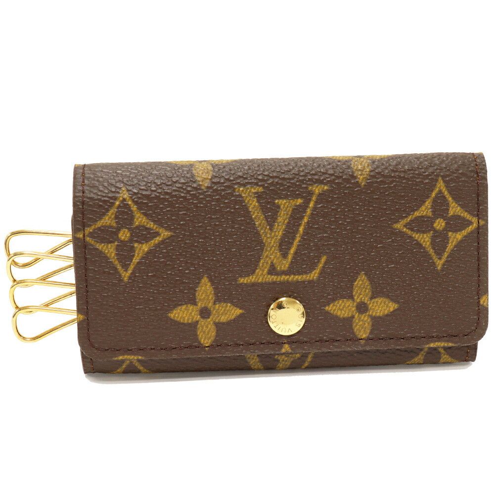 Louis Vuitton Louis Vuitton Louis Vuitton Monogram Key Case Textile Key case M62631 DUTY FREE for USA Size ONE SIZE - 1 Thumbnail