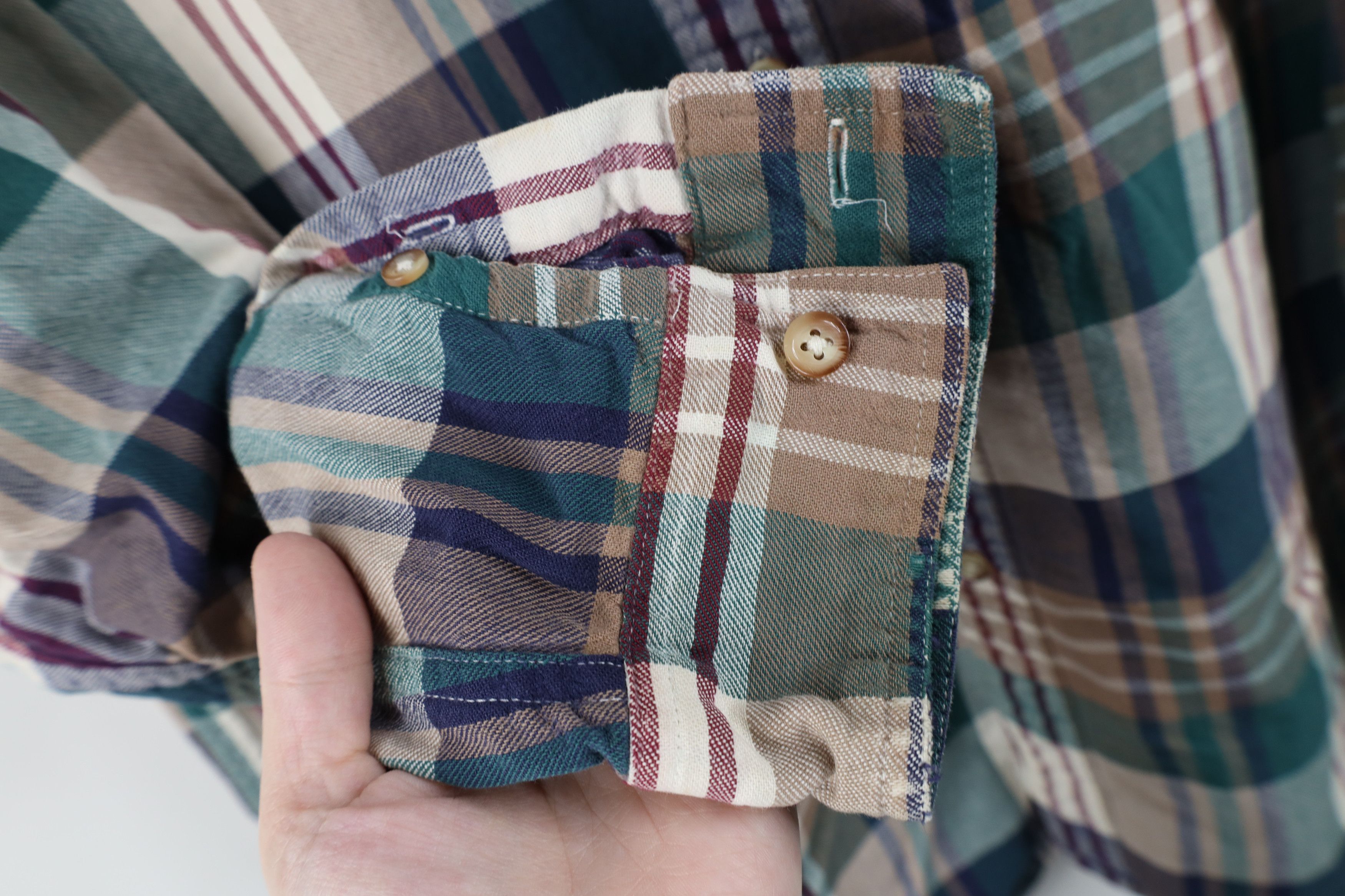 Eddie Bauer Vintage 90s Eddie Bauer Bainbridge Flannel Button Shirt Size US M / EU 48-50 / 2 - 4 Thumbnail