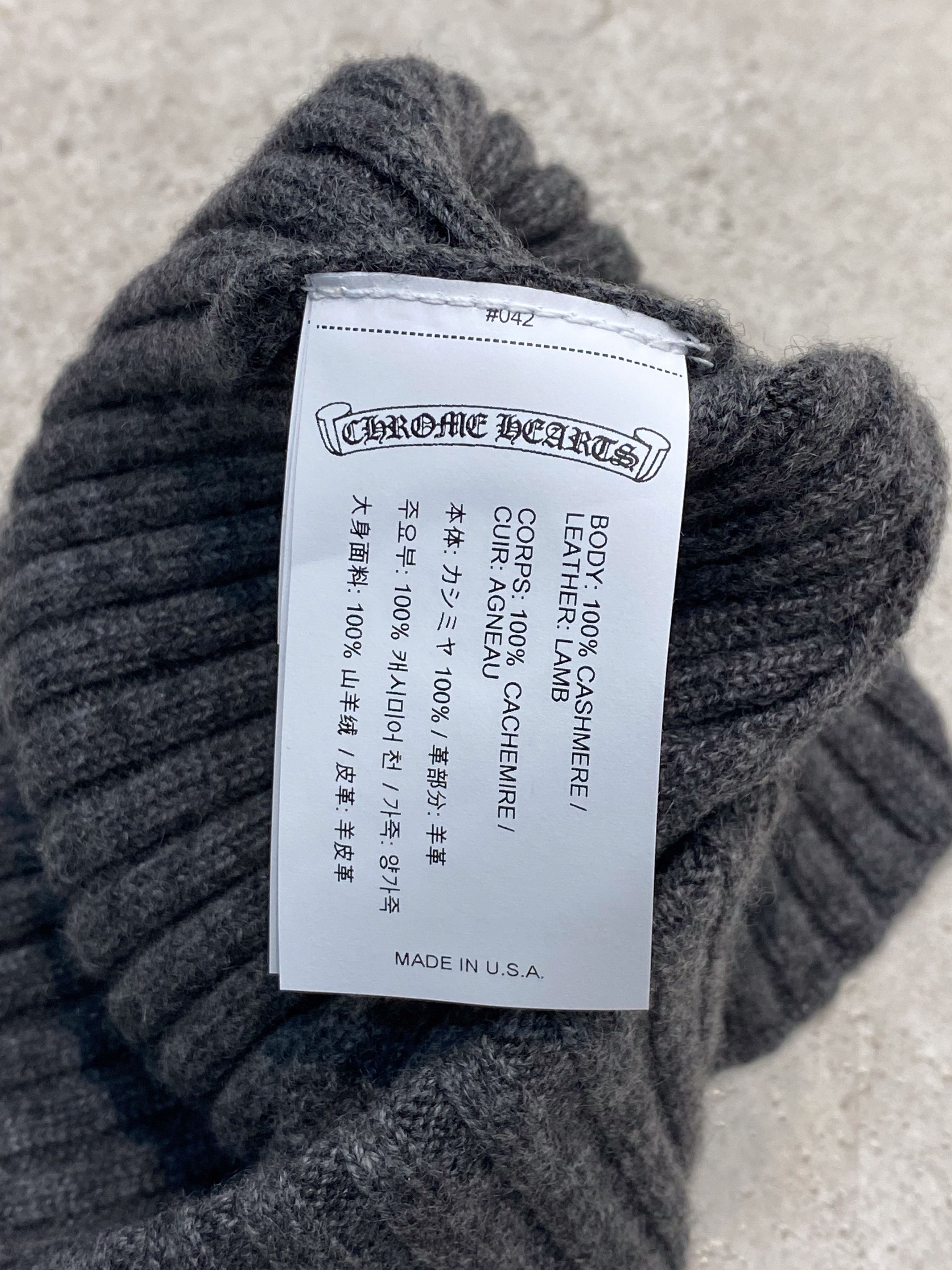 Chrome Hearts CHROME HEARTS Plus Patch Beanie Size ONE SIZE - 4 Thumbnail