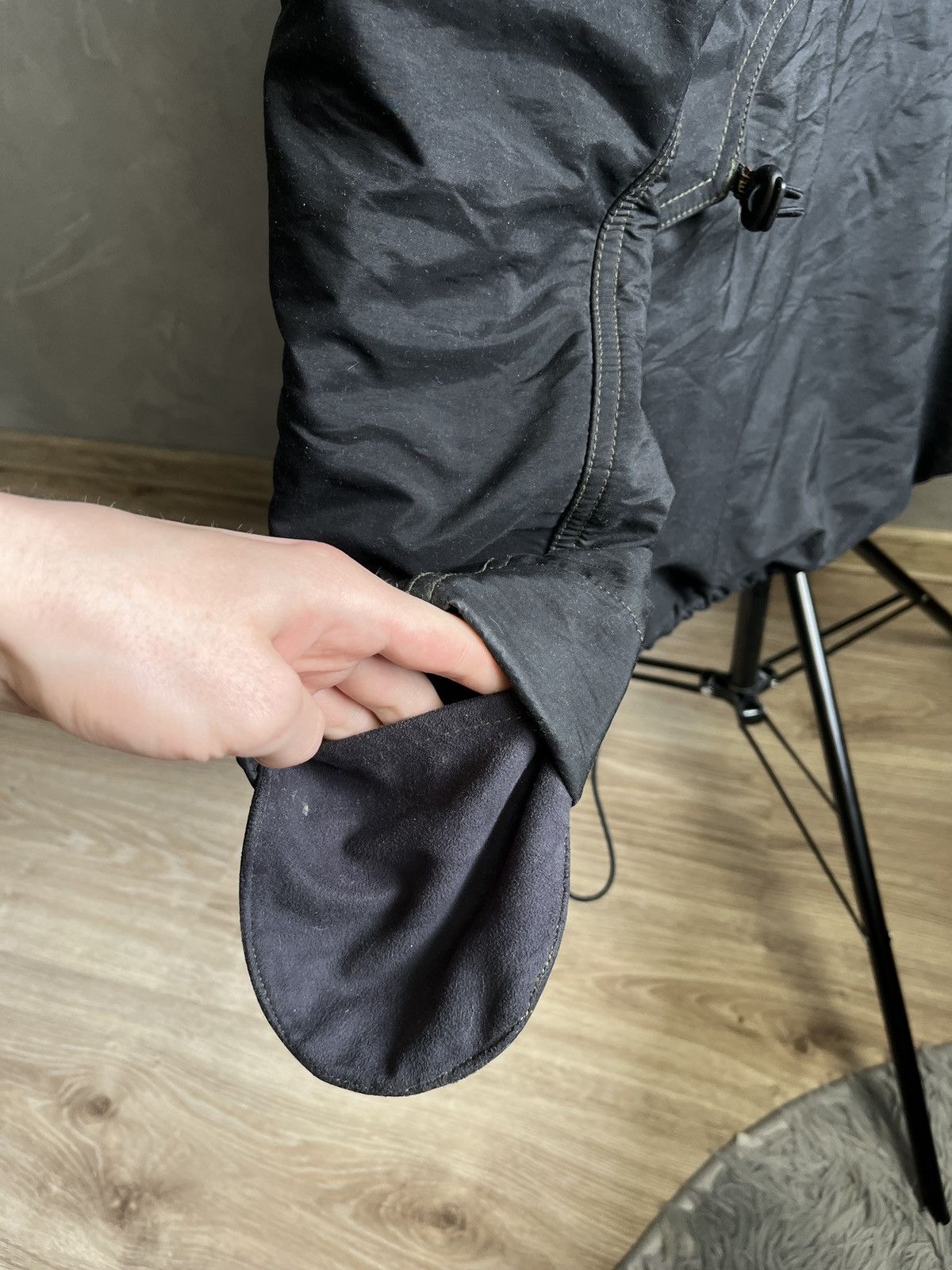 Maharishi Archive Maharishi AW99 Black Oiled Showerproof Anorak Smock Size US M / EU 48-50 / 2 - 6 Thumbnail