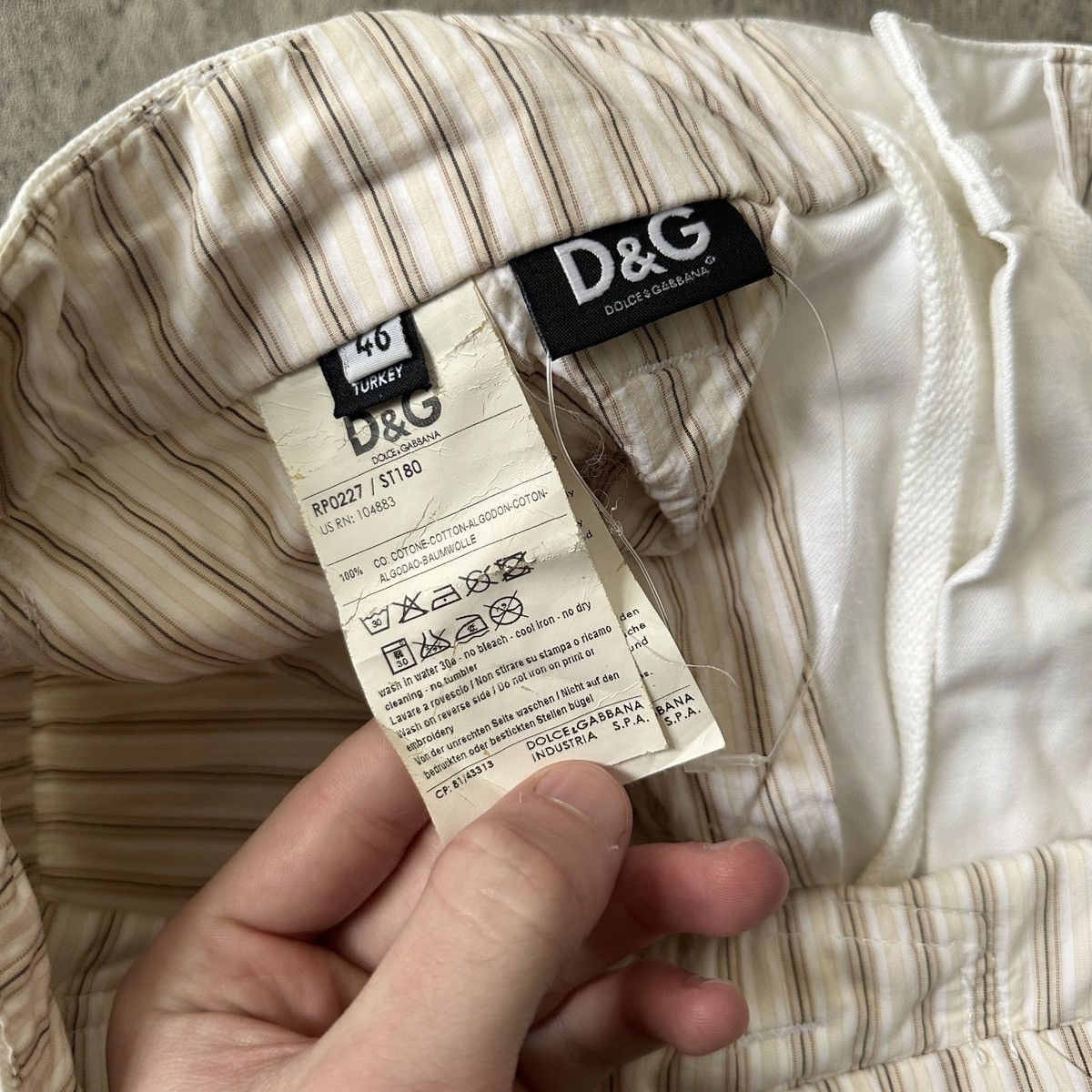 Dolce & Gabbana AW03 D&G “Cargo Zipper” Pants Size US 32 / EU 48 - 10 Thumbnail