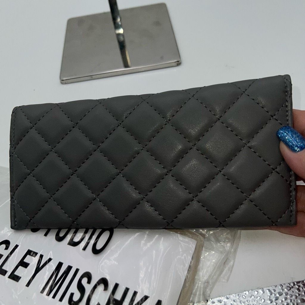 Badgley Mischka Badgley Mischka Diamond Quilting Long Wallet Size ONE SIZE - 9 Thumbnail