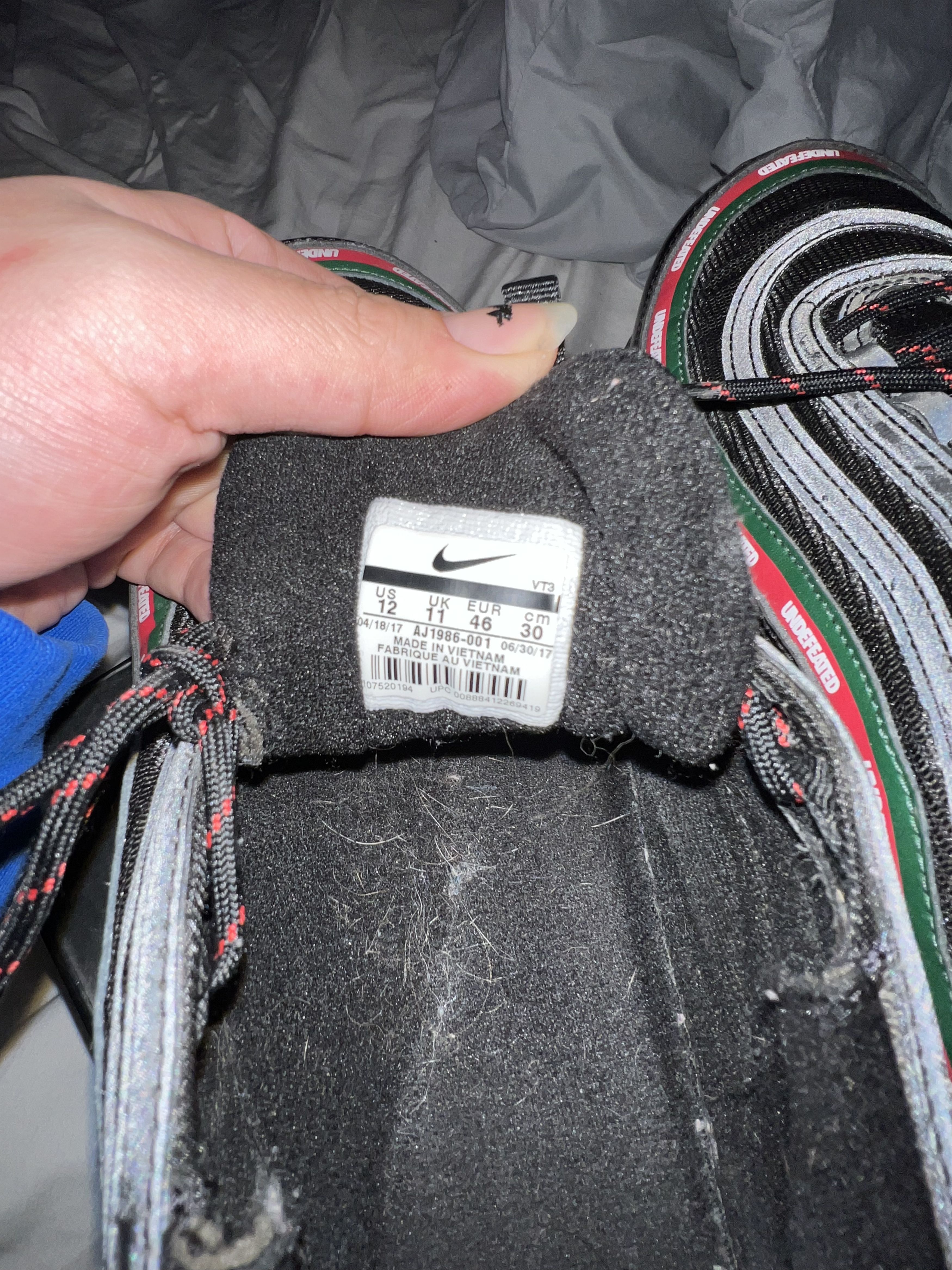 Nike × Undefeated Original Air Max 97 Size US 12 / EU 45 - 6 Thumbnail