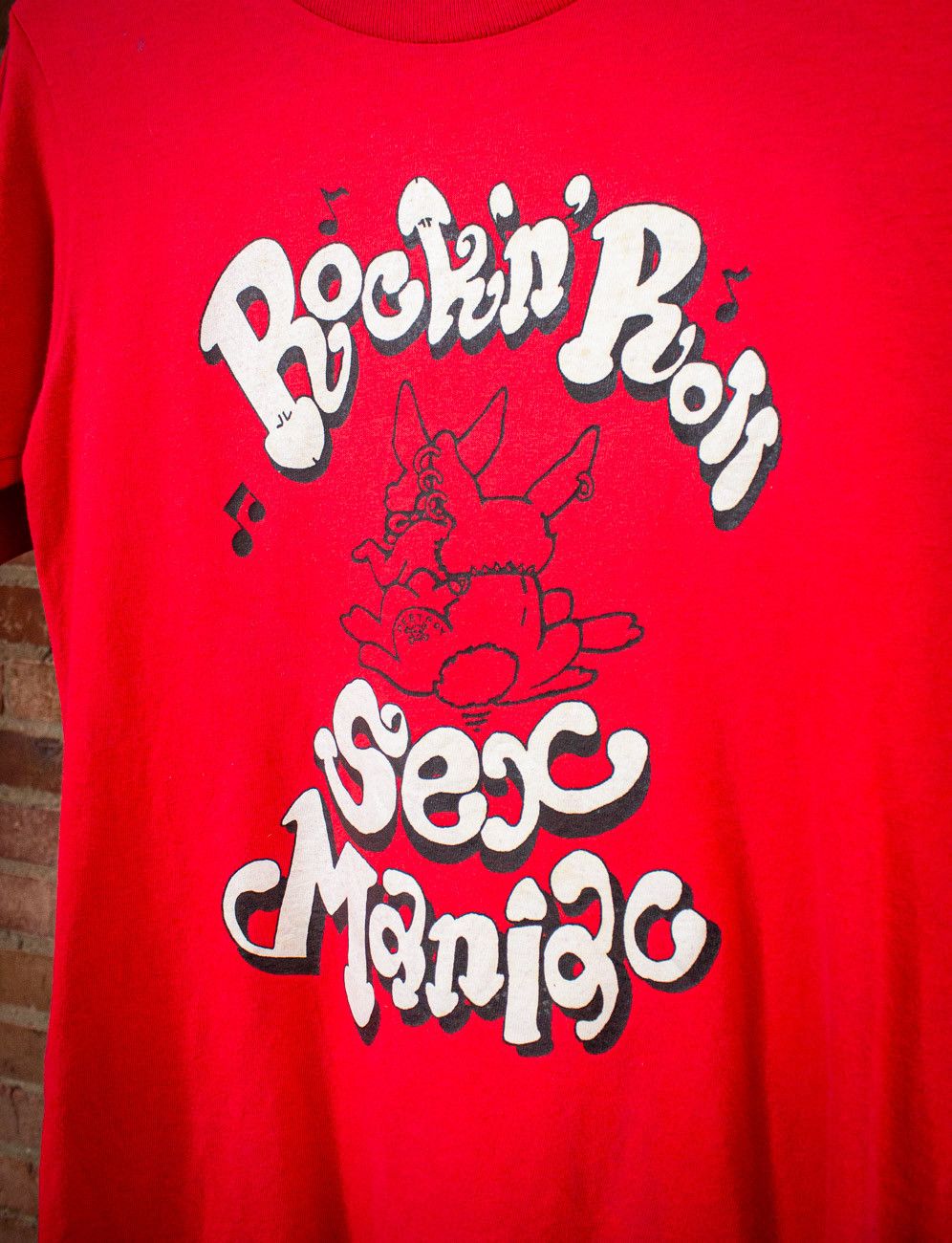 Vintage Vintage Rock n Roll Sex Maniac Graphic T Shirt 80s Size US S / EU 44-46 / 1 - 2 Thumbnail