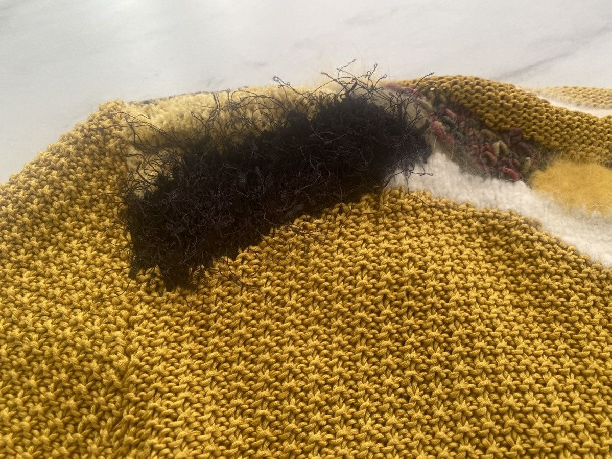 Aran Isles Knitwear × Vintage Coloured cable knitted sweater v neck cardigan Size M / US 6-8 / IT 42-44 - 10 Thumbnail