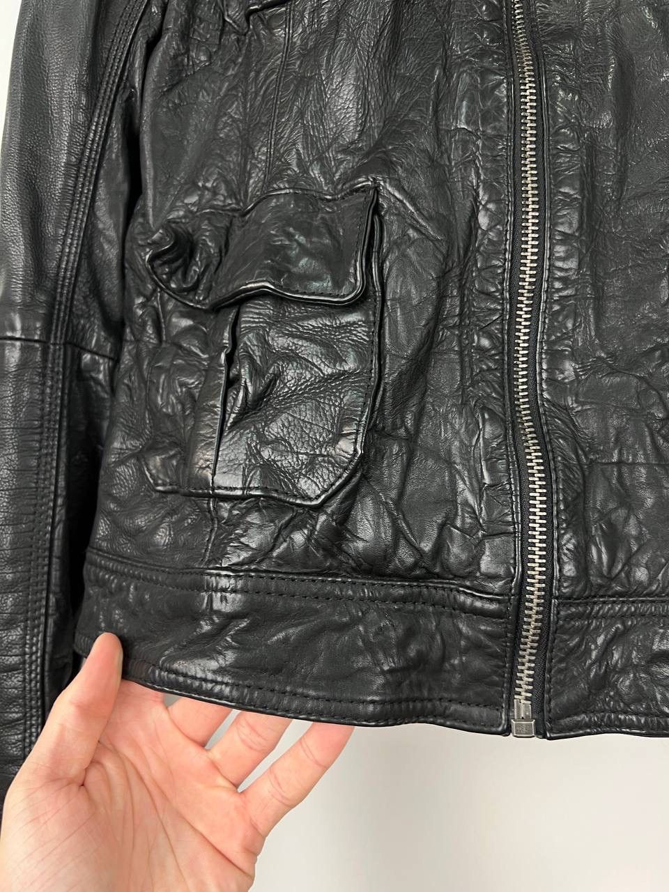 Superdry × Vintage SyperDry leather jacket woman size L Size L / US 10 / IT 46 - 7 Thumbnail