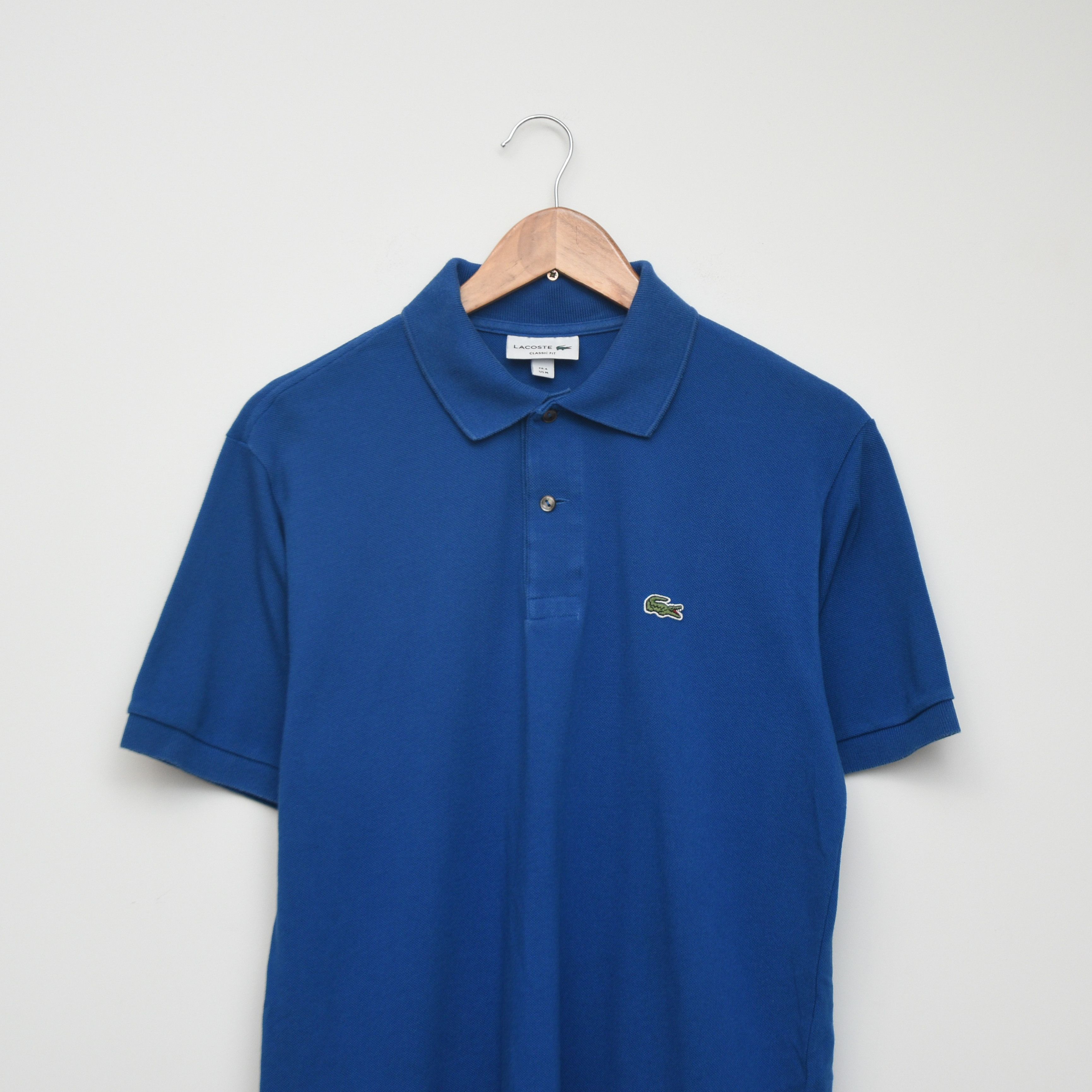 Lacoste Lacoste Men's Classic Fit Polo Shirt Blue Size 4 / US M Size US M / EU 48-50 / 2 - 2 Thumbnail