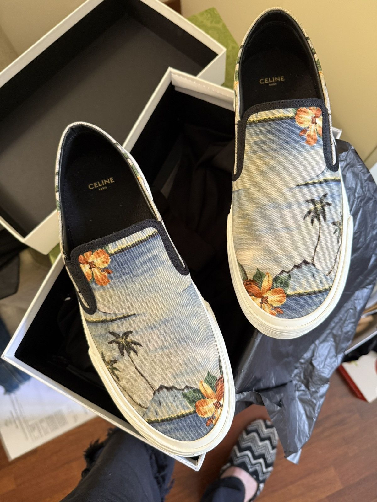 Celine Celine low top sneakers Size US 9 / EU 42 - 1 Thumbnail