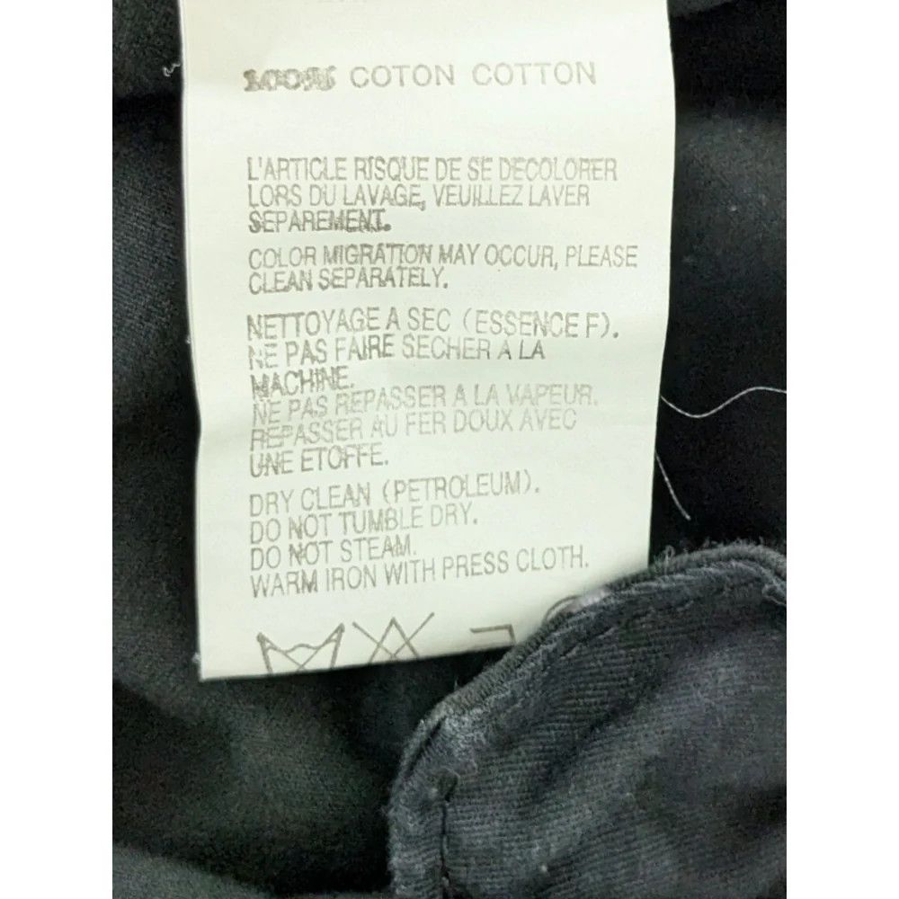 Yohji Yamamoto Yohji Yamamoto pour homme Green Cotton Wide Pants Size US 35 - 7 Thumbnail