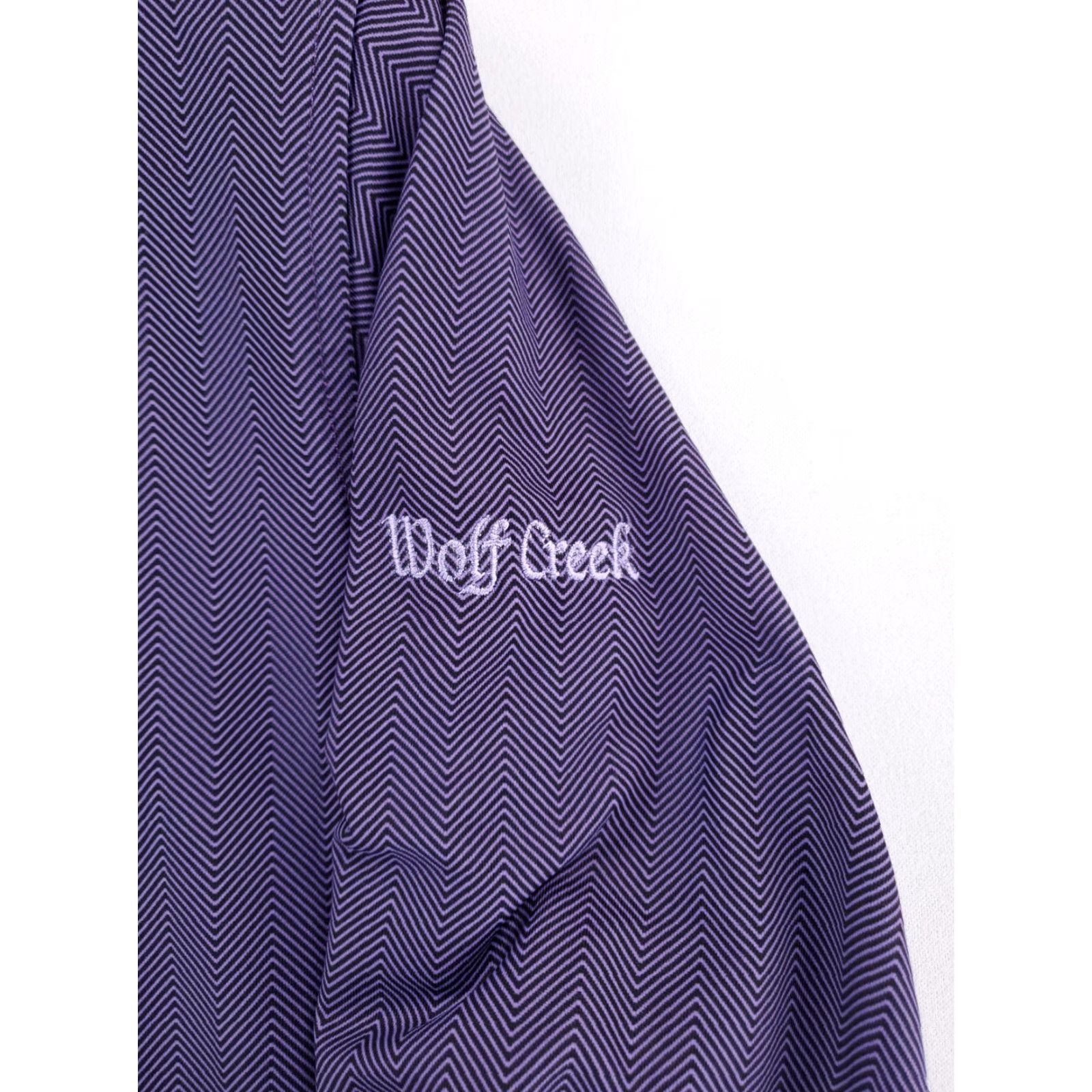 Peter Millar Peter Millar Perth Wicking 1/4 Zip Purple Zig Zag Long Sleeve Shirt Mens M Size US M / EU 48-50 / 2 - 2 Thumbnail
