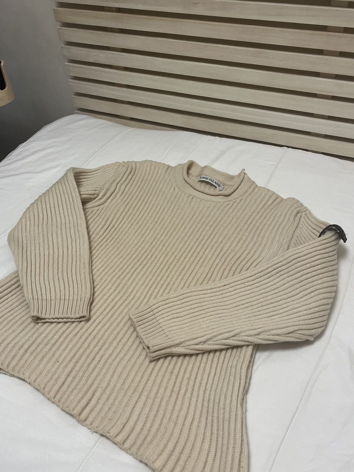 Stone Island Stone Island Vintage 1999 Ribbed Knit Sweater Size US S / EU 44-46 / 1 - 2 Thumbnail