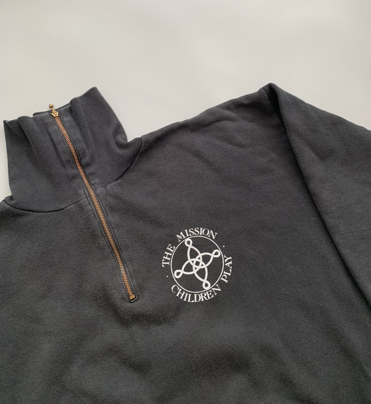 Band Tees Vintage 80s The Mission Child’s Play 1/4 Zip Sweater Y2K Size US L / EU 52-54 / 3 - 4 Thumbnail