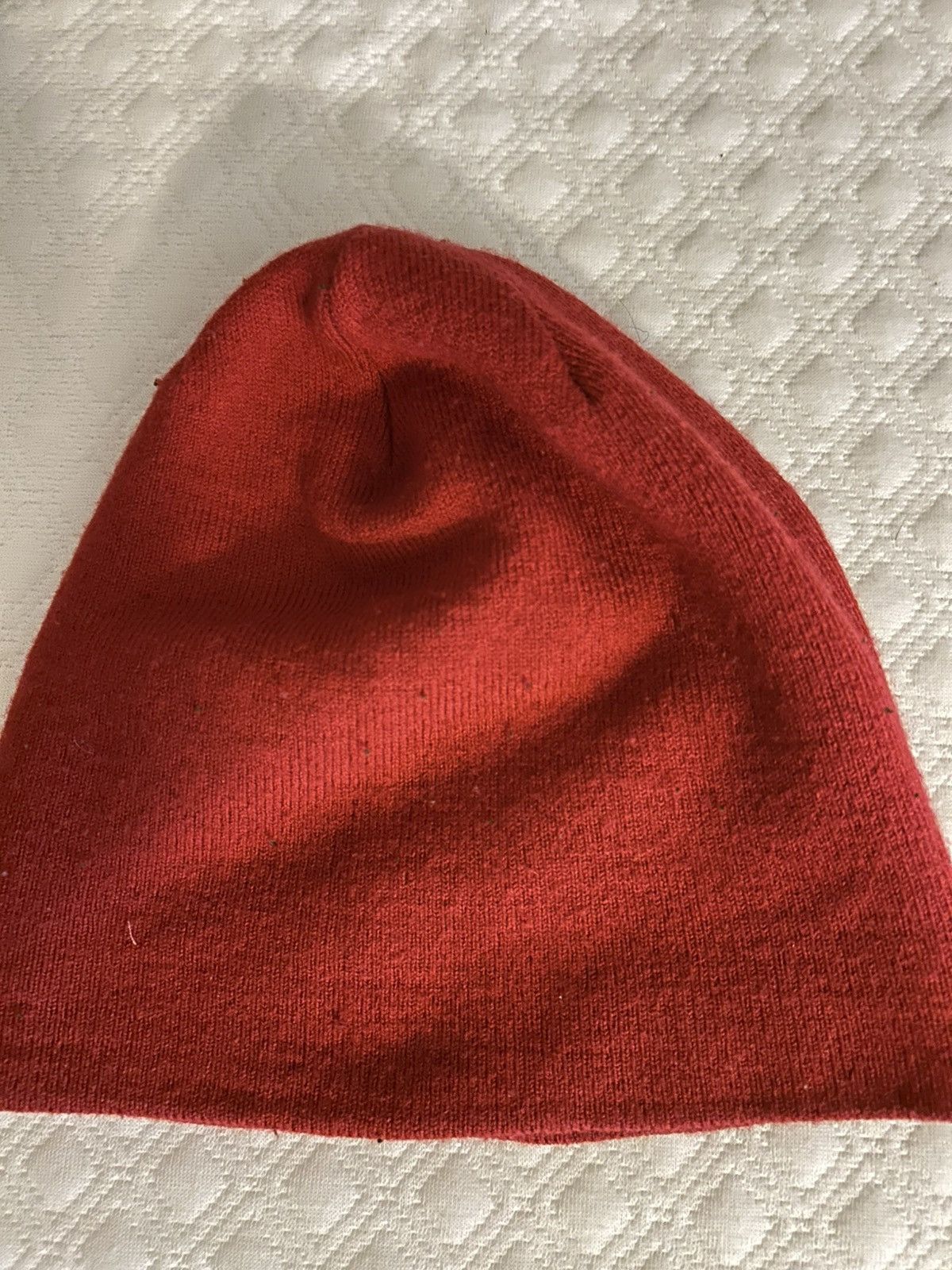 Bape BAPE Ape Patch Ribbed Beanie 'Red' Size ONE SIZE - 2 Thumbnail