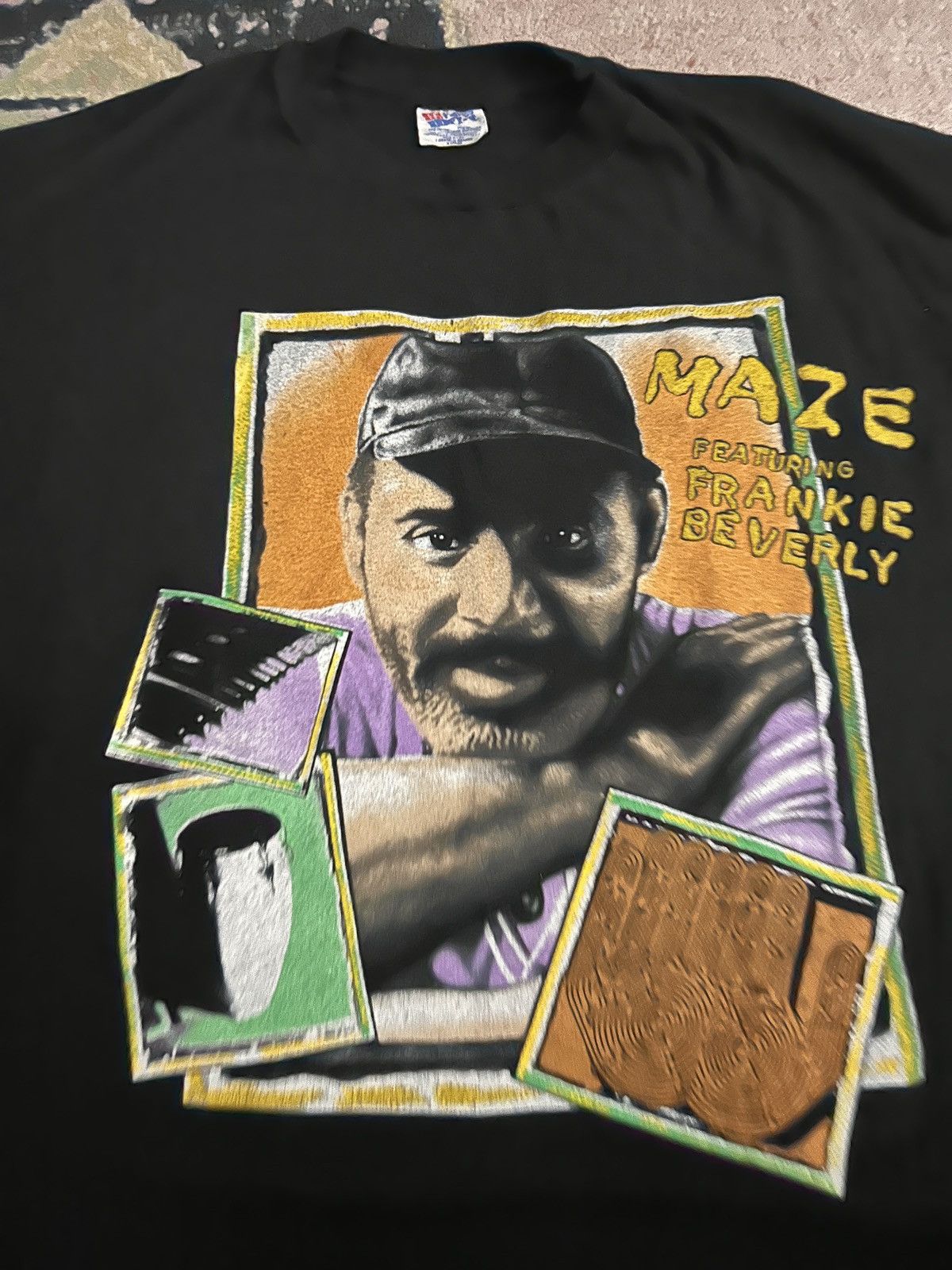 Vintage VTG 90s Maze Frankie Beverly Toni Braxton T-Shirt Size US XL / EU 56 / 4 - 2 Thumbnail